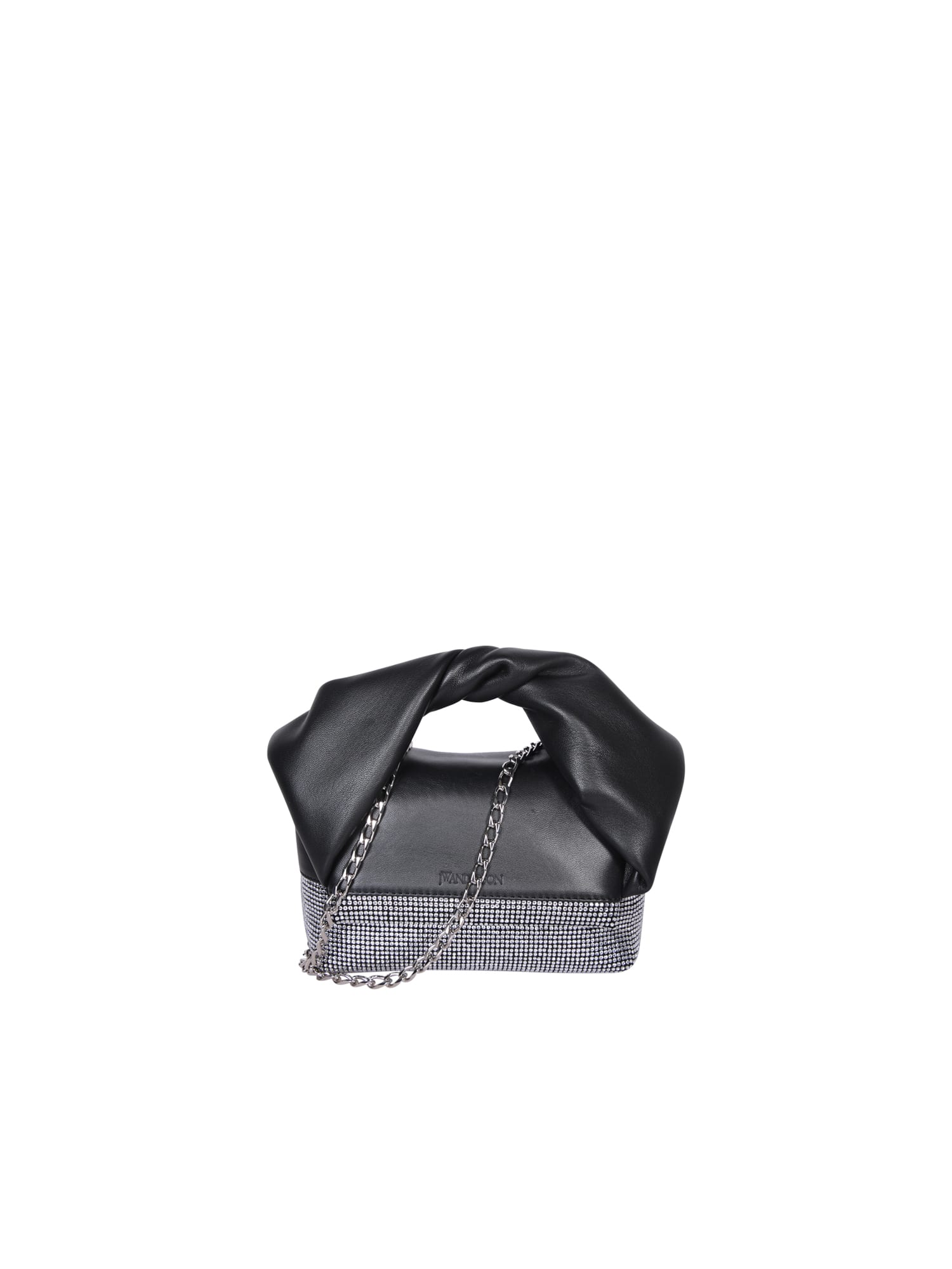 Shop Jw Anderson Twister Small Black Bag