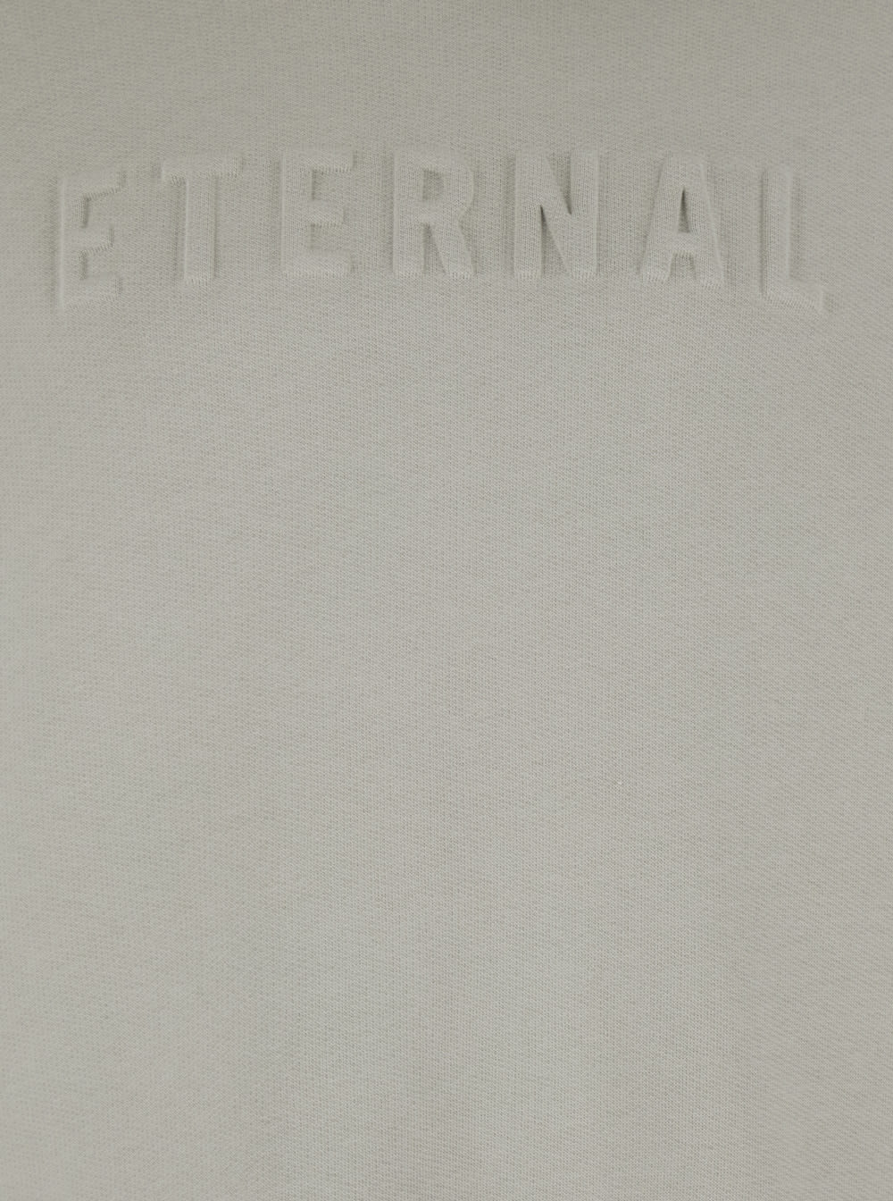 Fear Of God Eternal Grey Hoodie With Logo Patch On The Hood And Embroidery On The Front In Cotton Blend Man In Grey