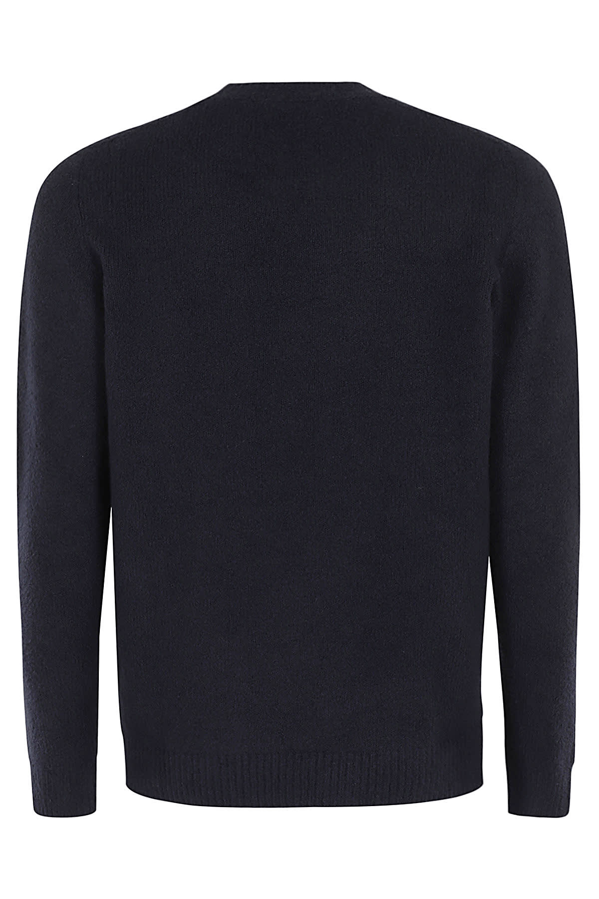 Shop Roberto Collina Girocollo ml Cotone Elastan In Navy