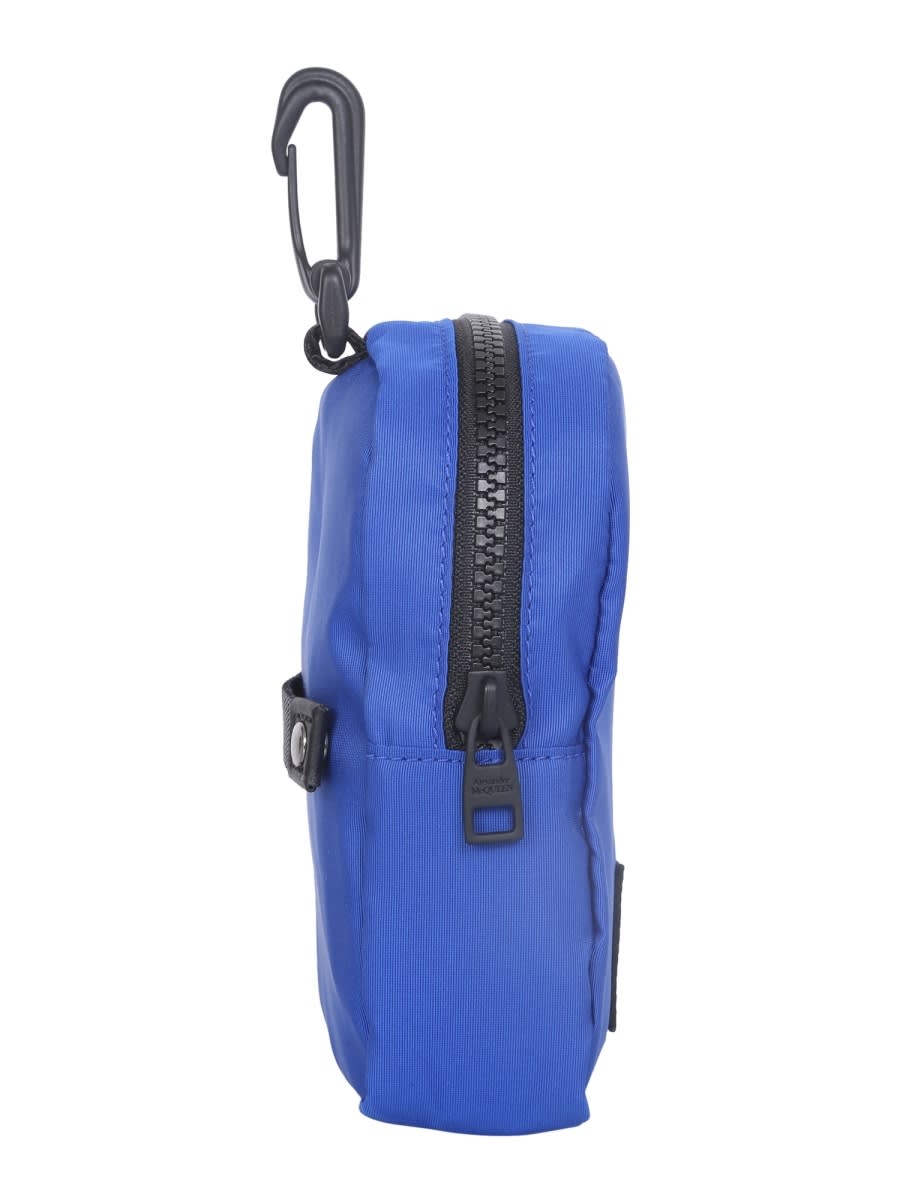 Alexander Mcqueen Mini Case In Blue