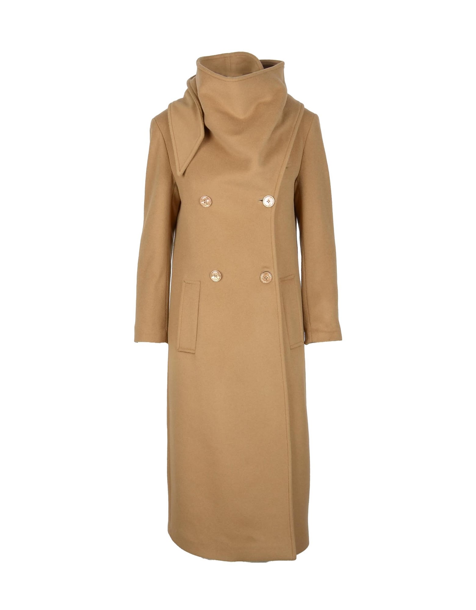 Bottega Martinese Womens Camel Coat