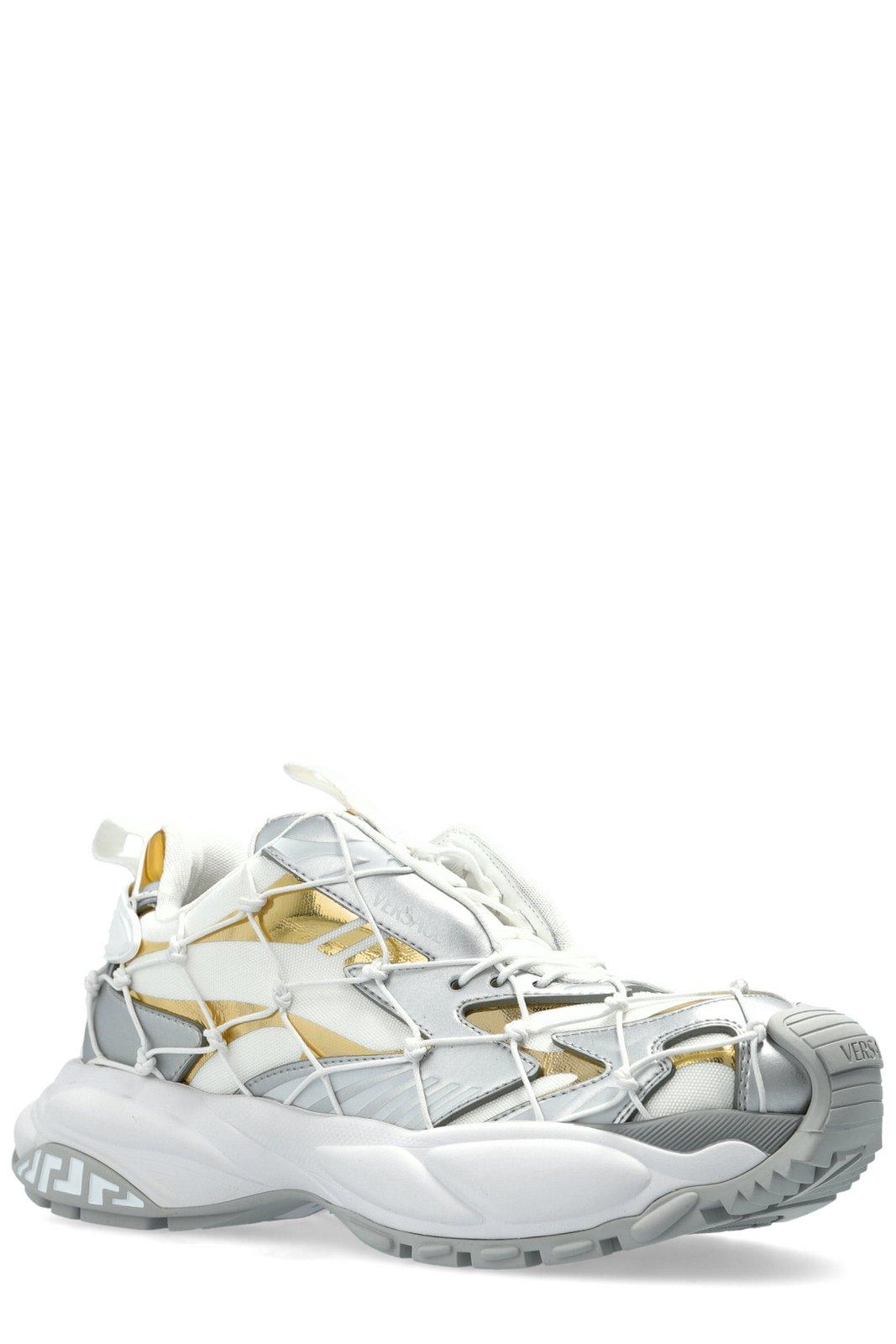 Versace Baskets Mercury M_vs_03 In White E Silver E Gold