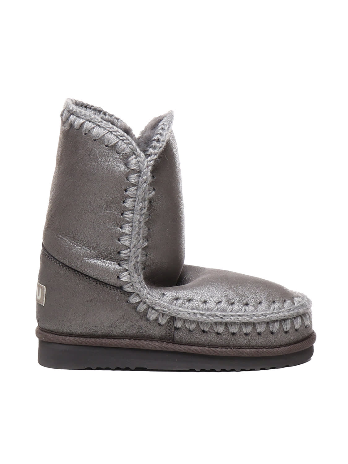 Shop Mou Eskimo Boots 24 In Grey