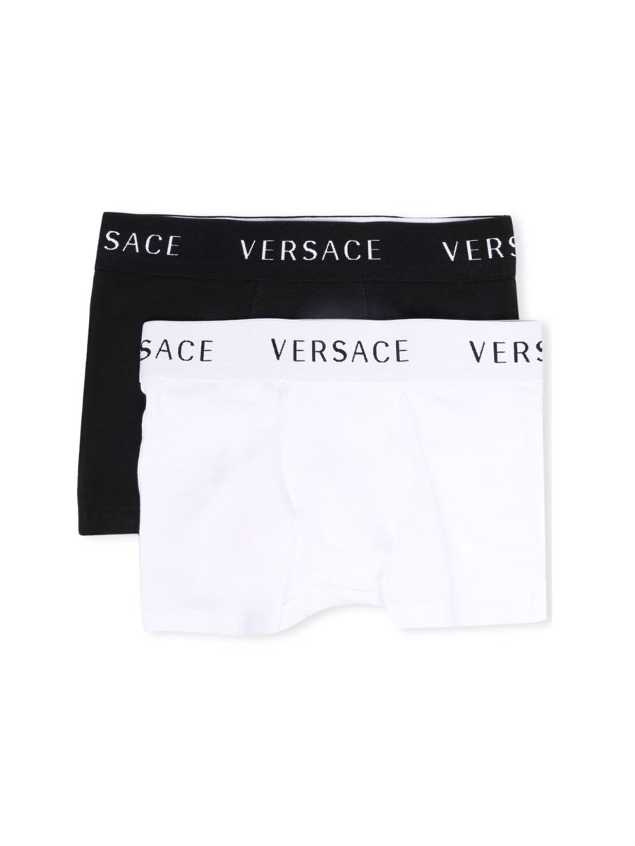 Shop Versace Bi-pack In Multicolour