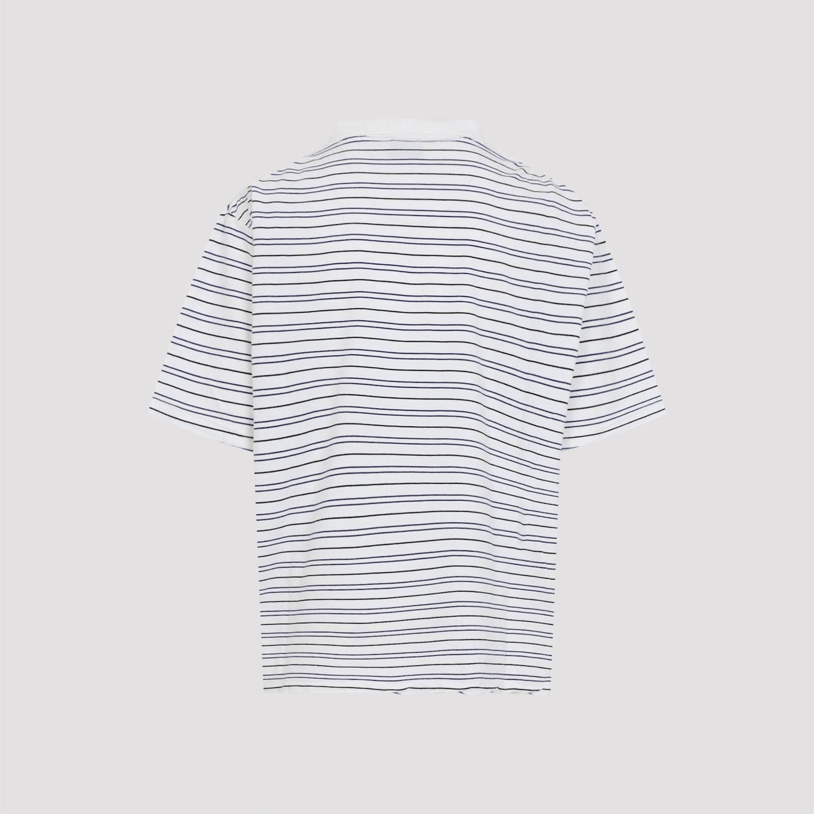 Balenciaga Laurel Regular Cotton Polo Shirt In Multi