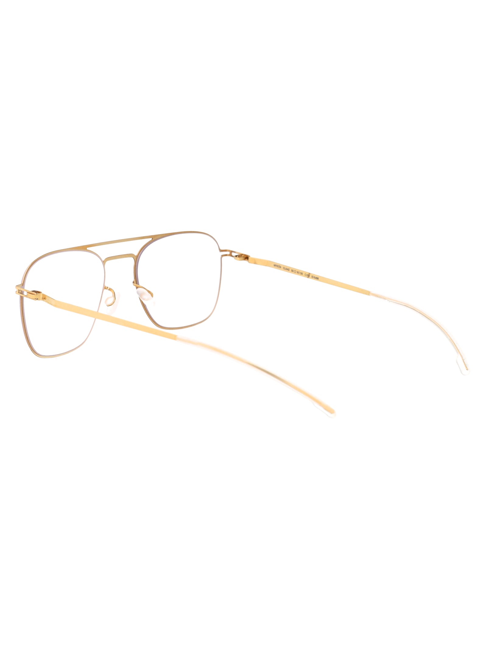 Mykita Glossy Gold Steel Glasses In Gold