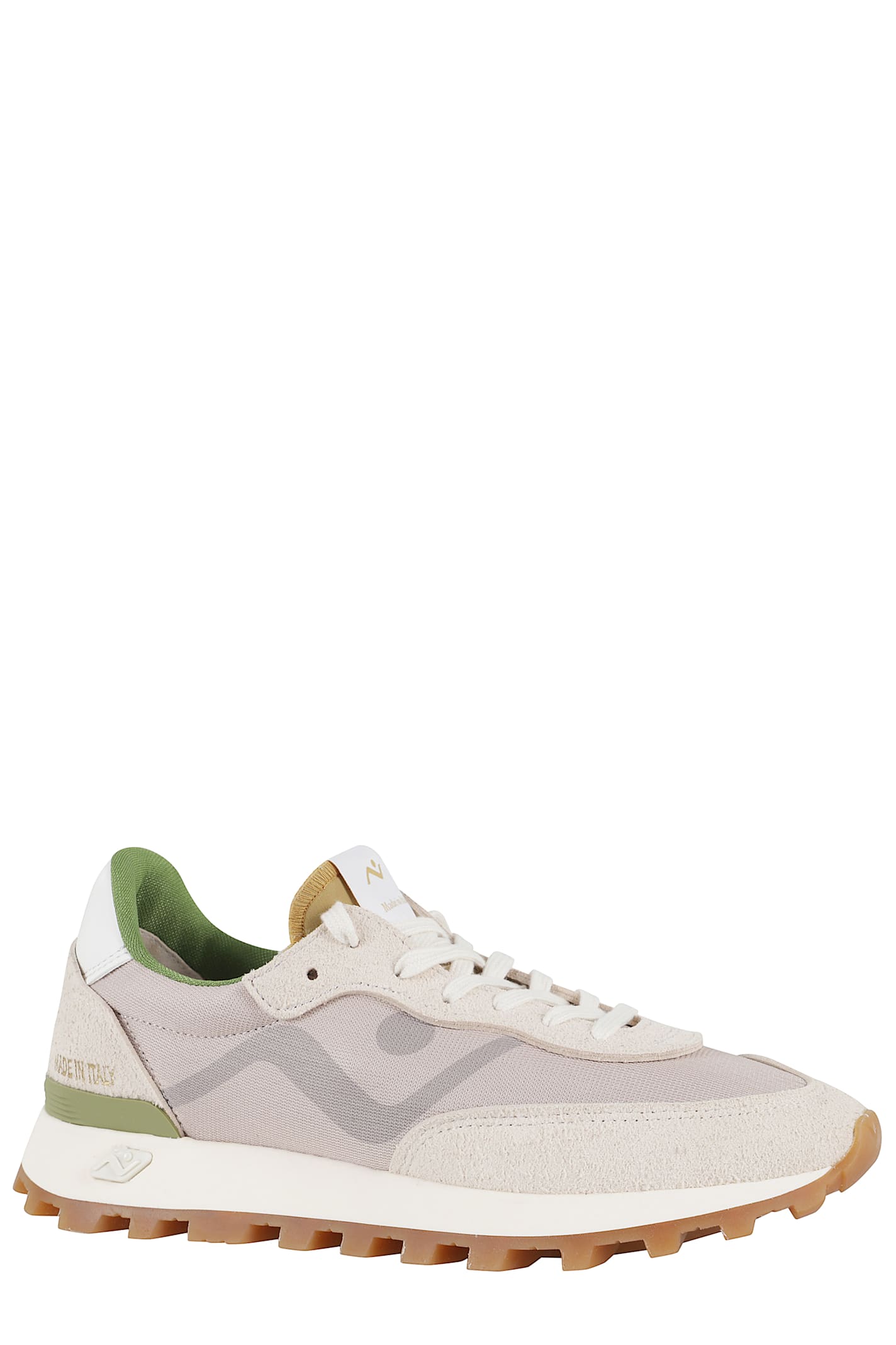Nomad Sneakers In Pewter Cast Bone