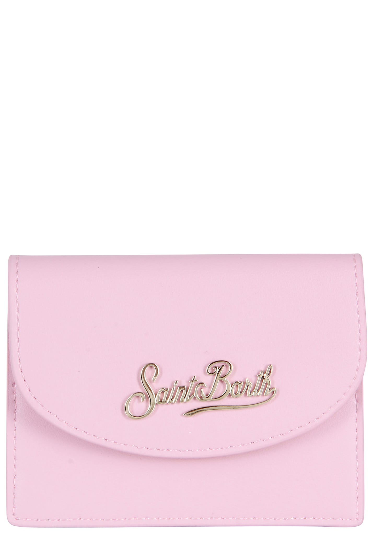 Mc2 Saint Barth Logo-detail Card Holder In Pink