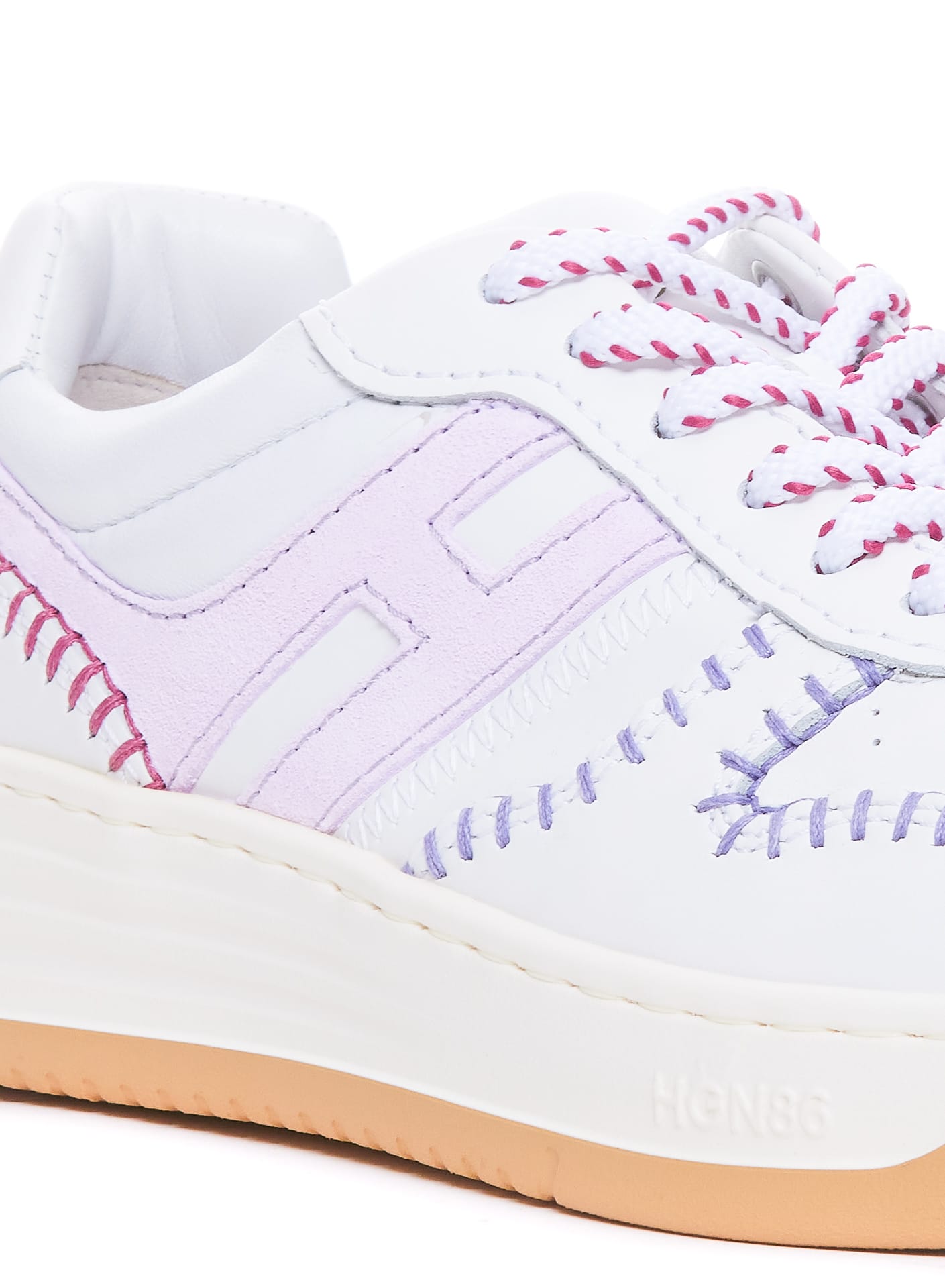 Shop Hogan H630 Sneakers In Pink