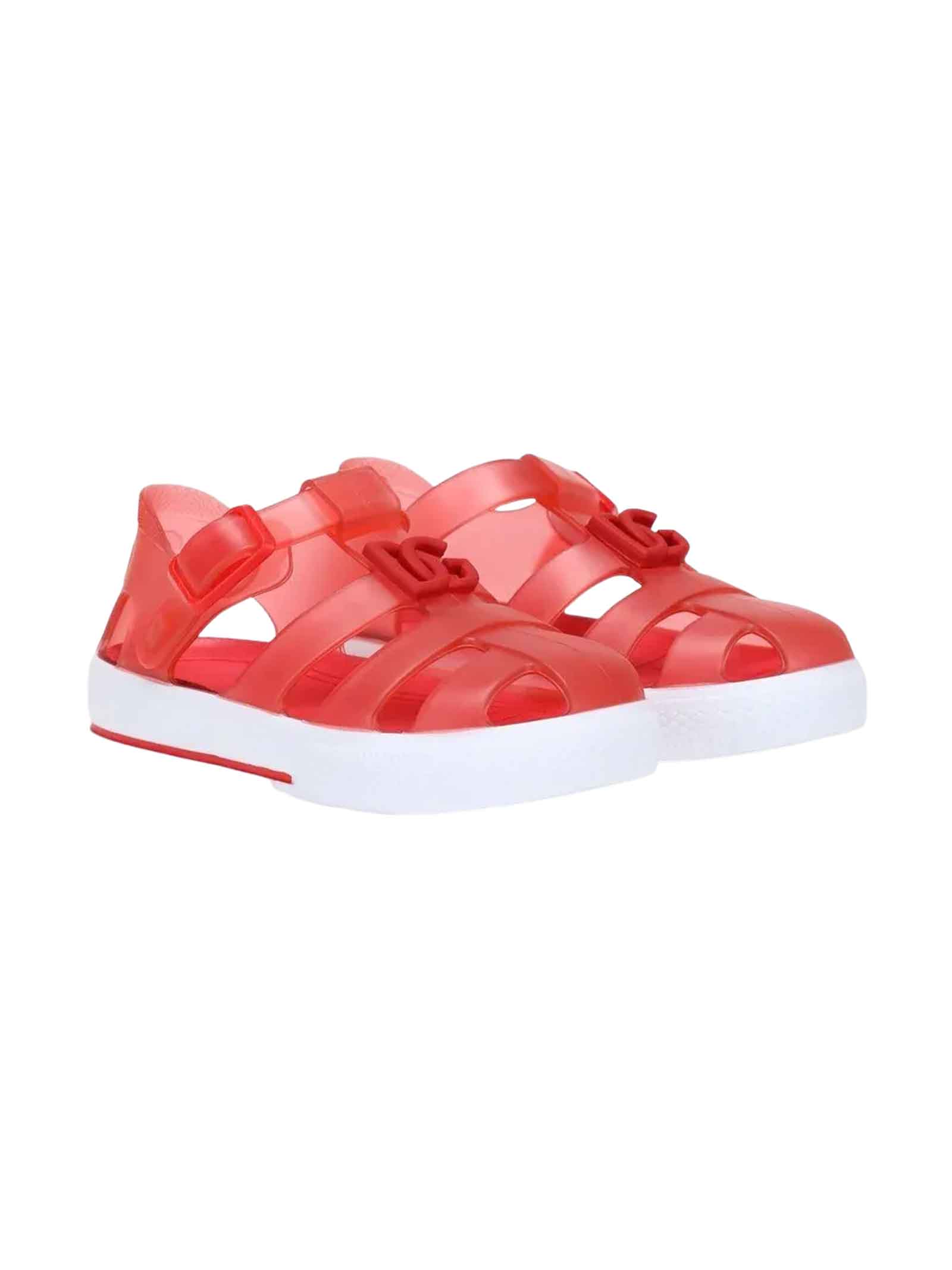 Dolce & Gabbana Red Shoes Unisex Dolce & gabbana Kids