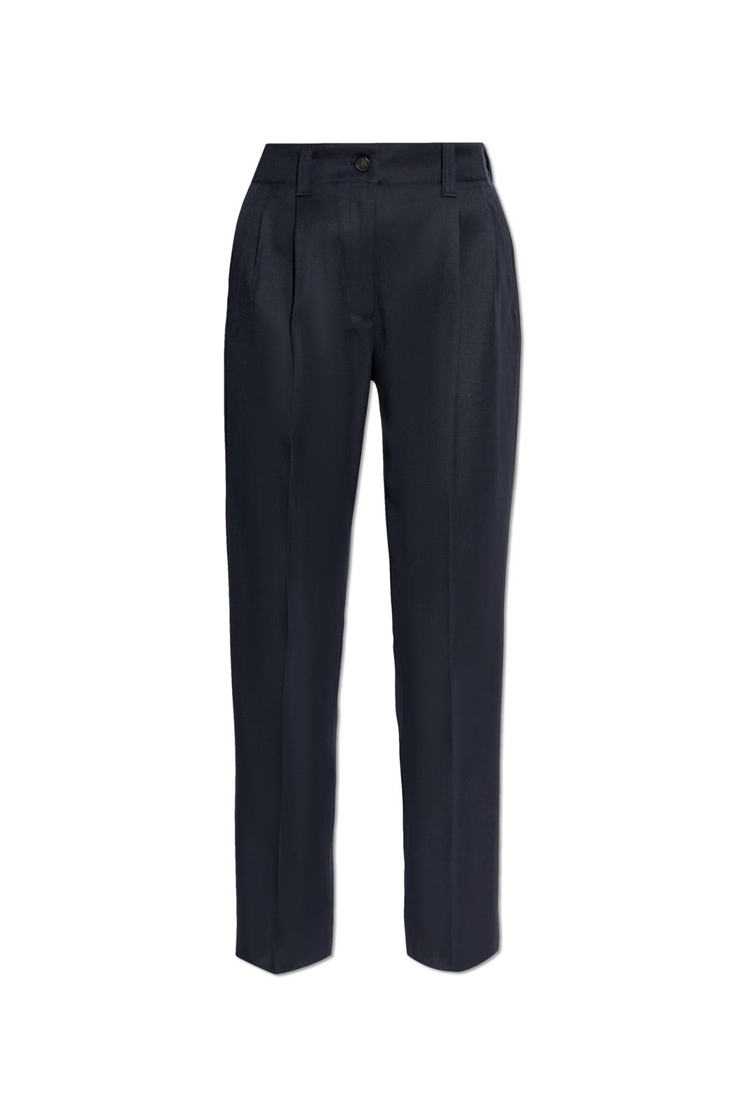 High Waist Tapered Tailored Trousers