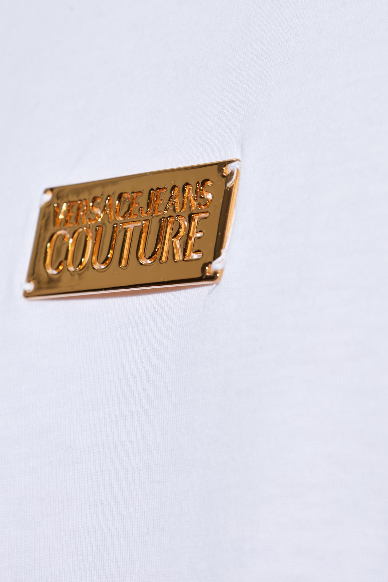 VERSACE JEANS COUTURE VERSACE JEANS COUTURE T-SHIRT WITH LOGO 
