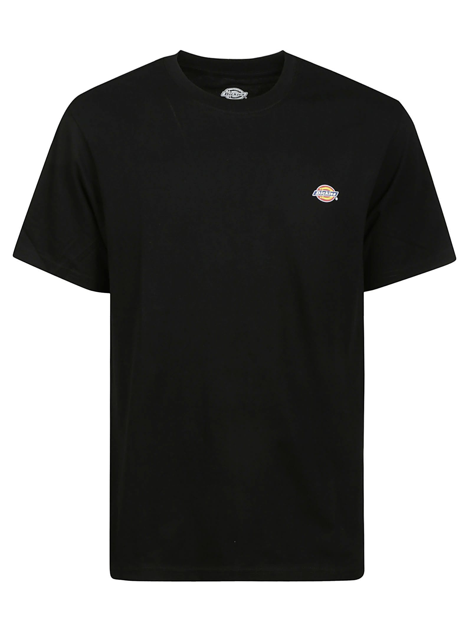 Dickies Black T-shirt With Contrasting Logo In Black