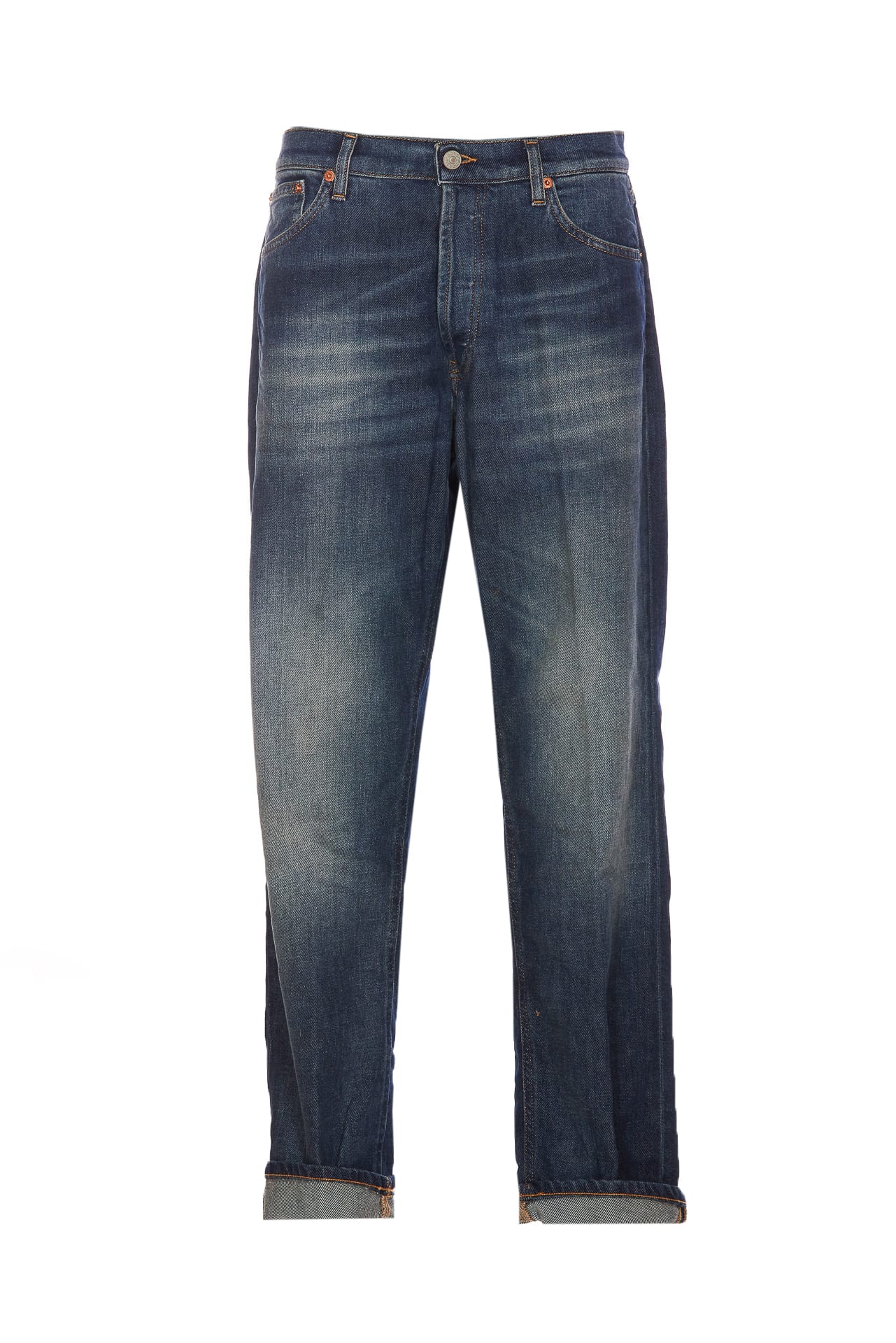 Shop Dondup Icon Jeans In Blue