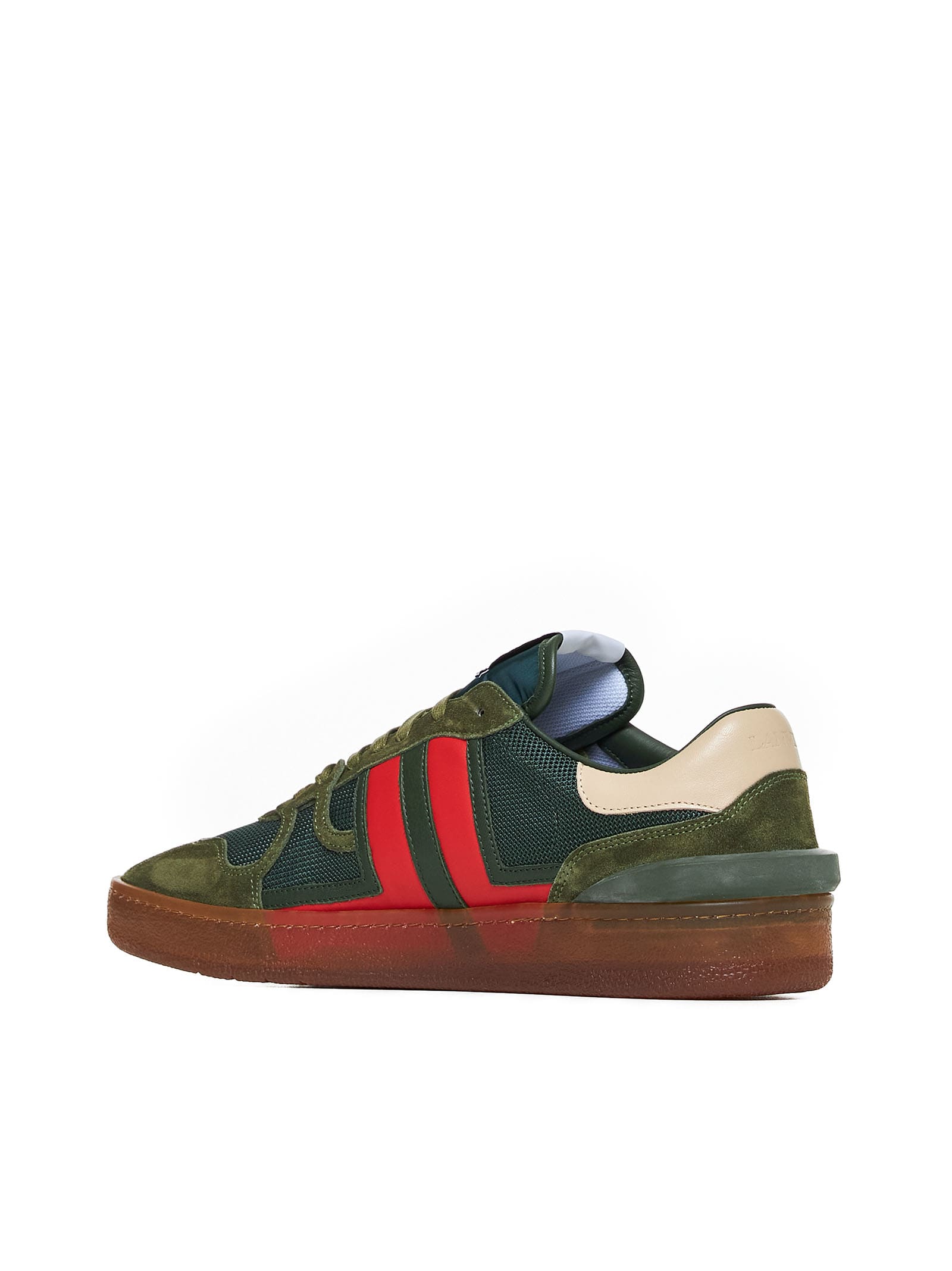 Shop Lanvin Sneakers In Green