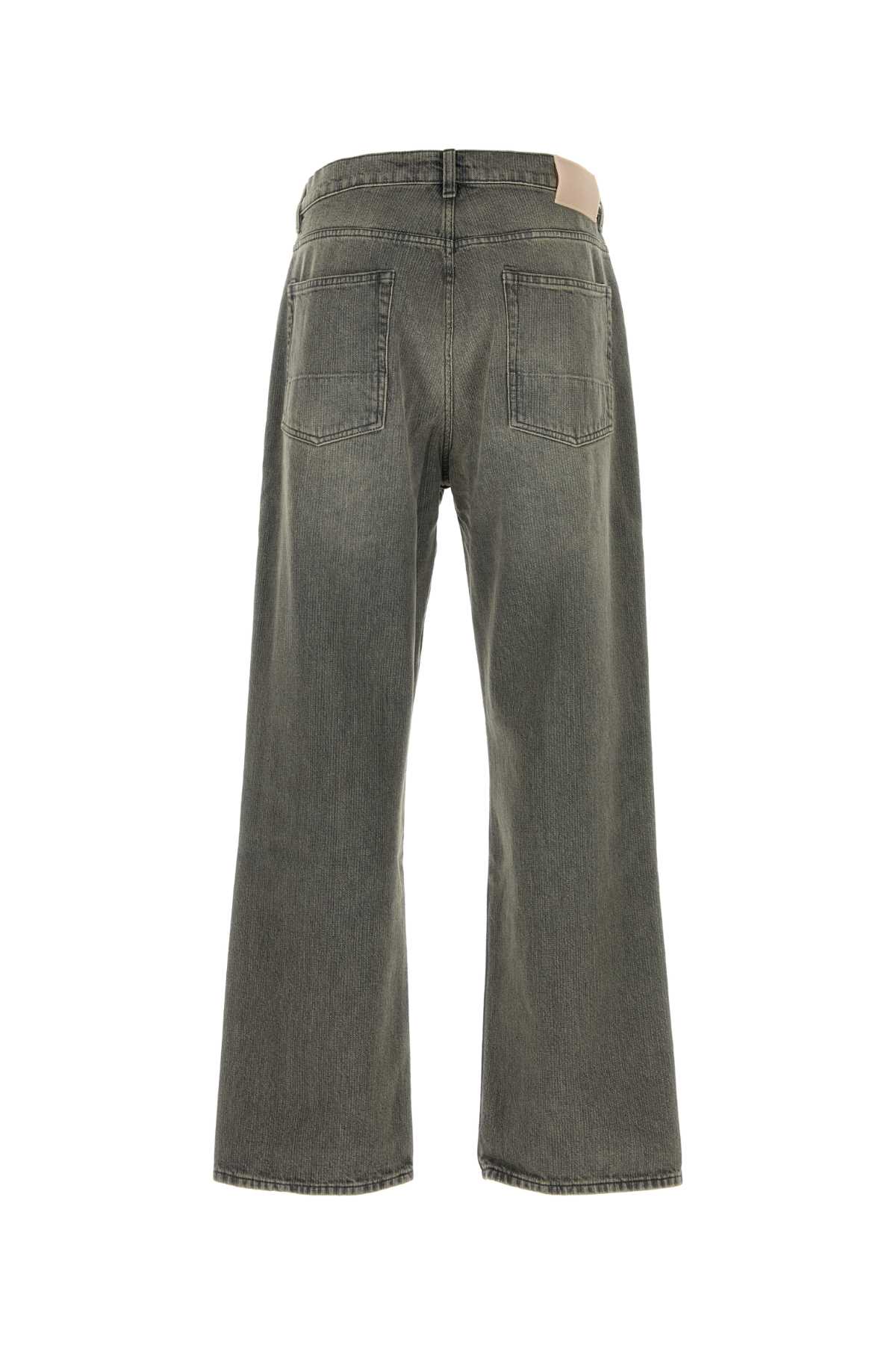 Our Legacy Third Cut Faded Straight Jeans In Gray