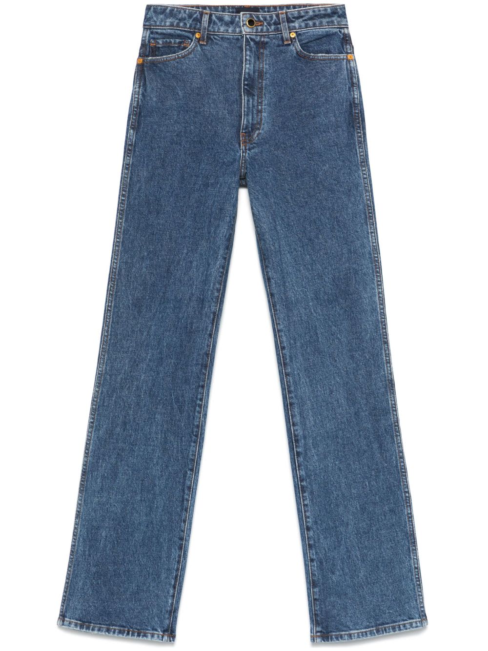Khaite Danielle Denim Cotton Jeans In Multi