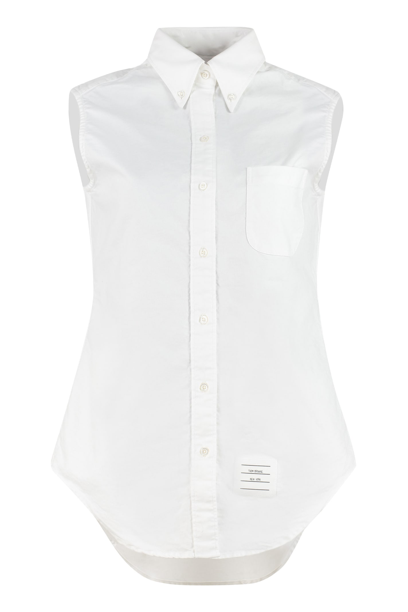 Thom Browne Cotton Sleeveless Shirt