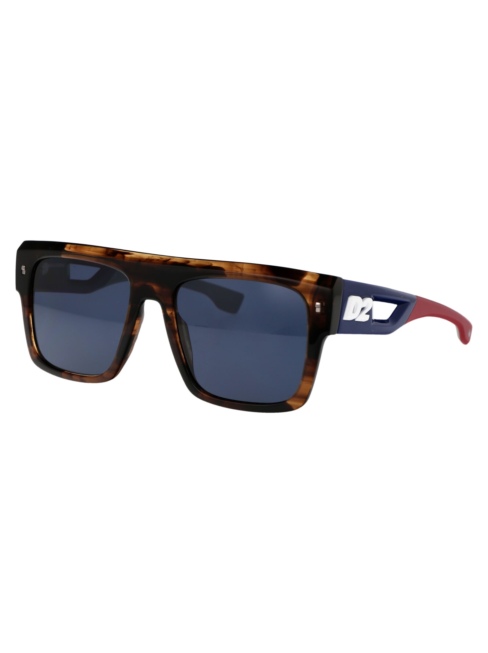 Shop Dsquared2 D2 0127/s Sunglasses In Ex4ku Brw Horn B