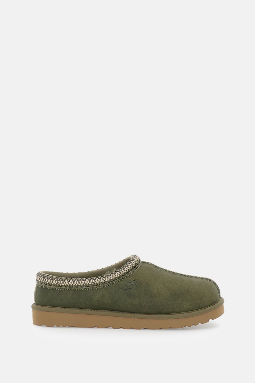 Ugg Tasman Baxter Slippers Burnt Olive In Green
