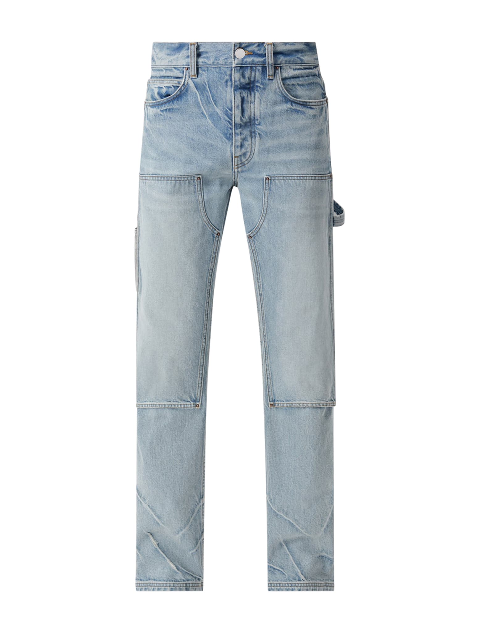 Shop Amiri Carpenter Jeans In Perfect Indigo