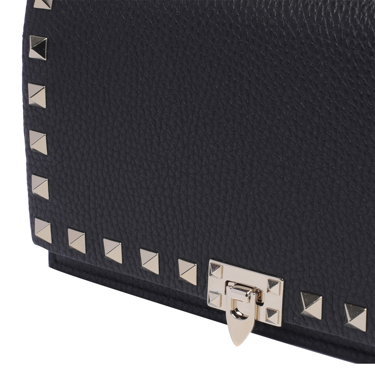 Shop Valentino Mini Rockstud Crossbody Bag In Black