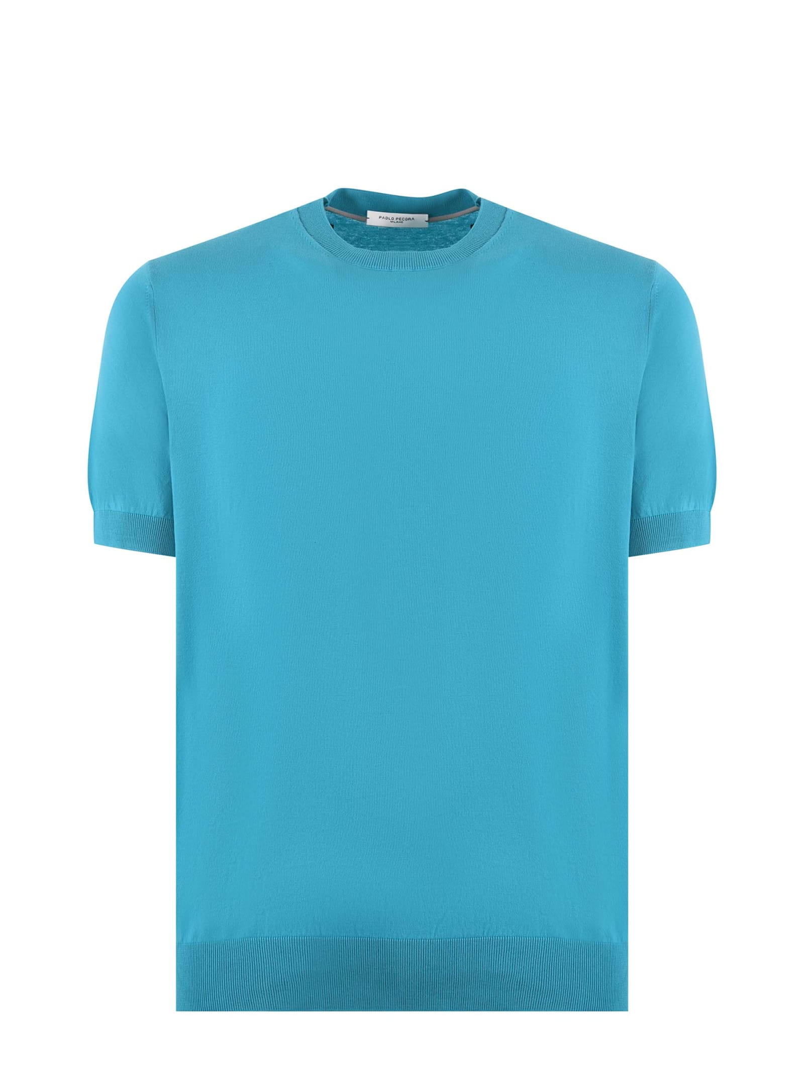 Shop Paolo Pecora T-shirt In Turchese