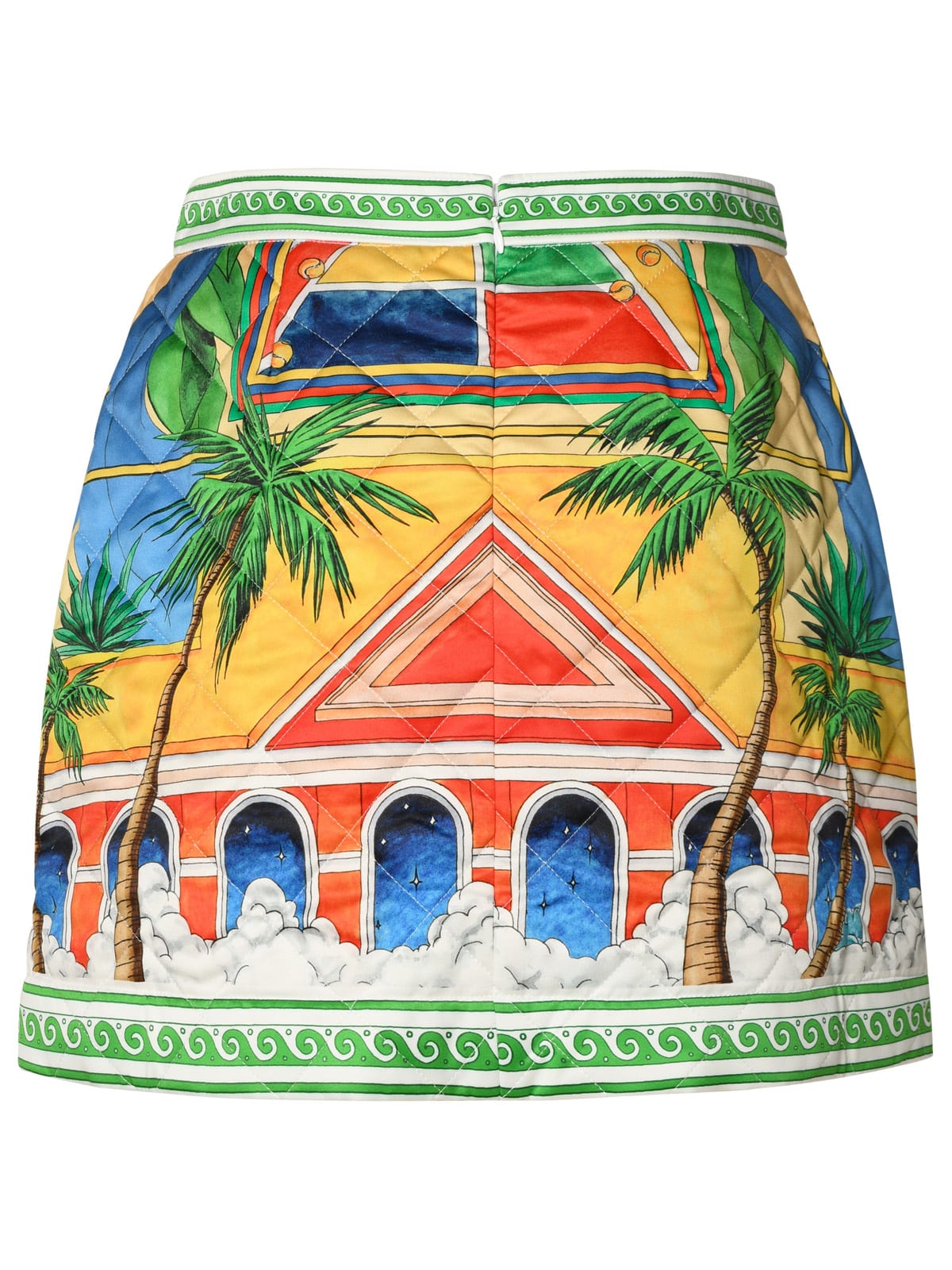 Shop Casablanca Multicolor Polyester Skirt