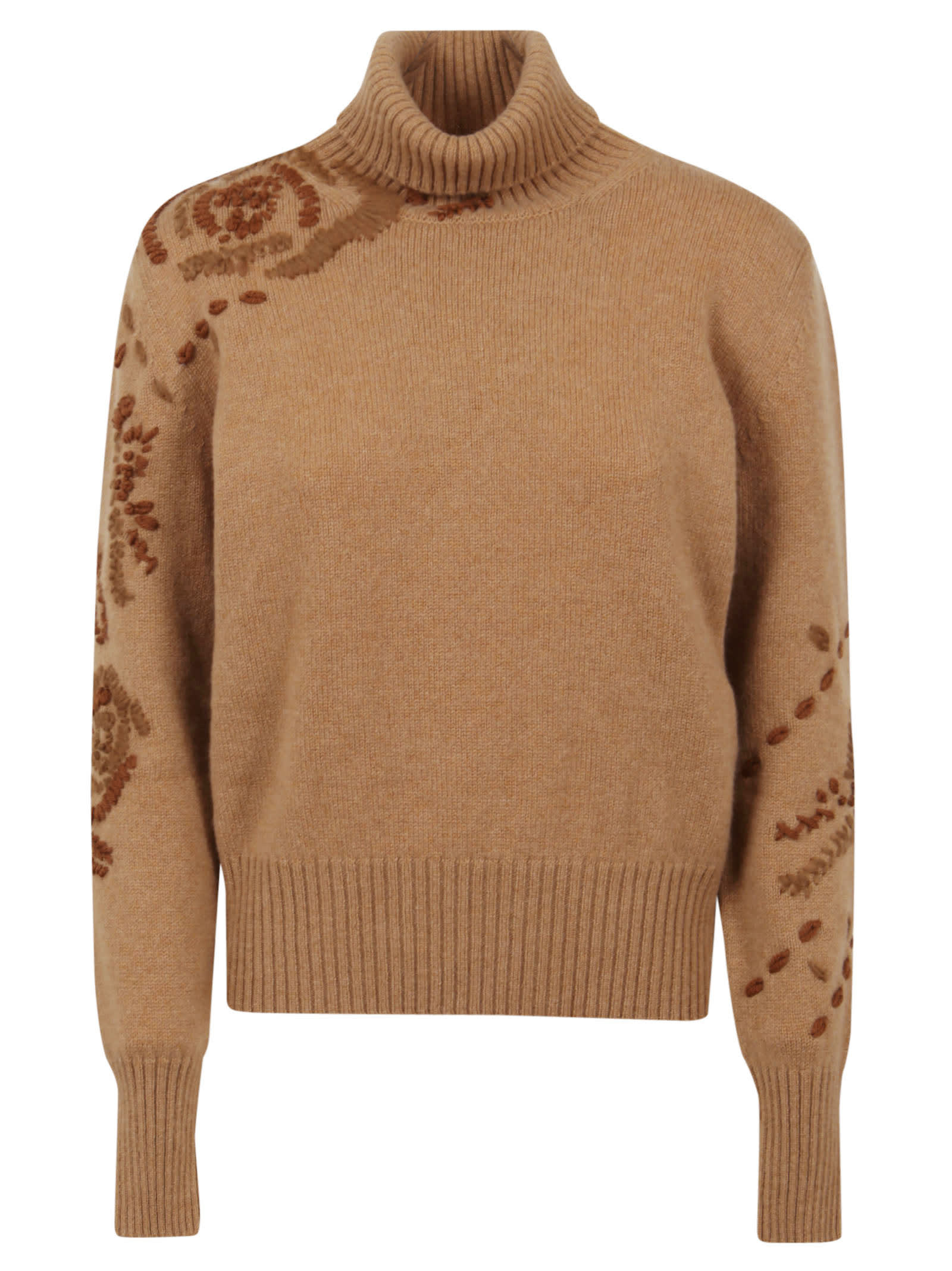 Ermanno Scervino Long Sleeve High Neck Sweater