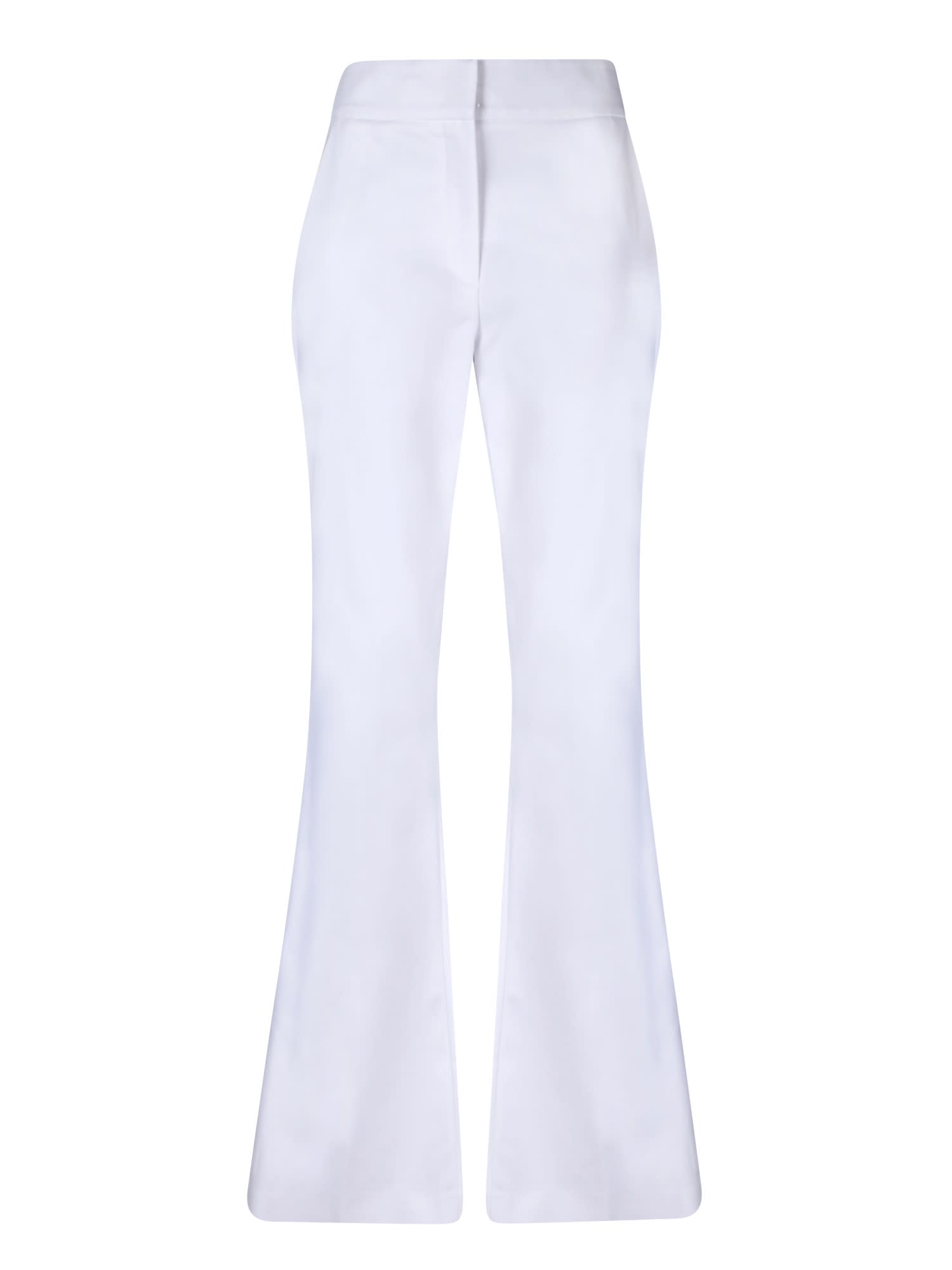 Shop Genny White Cotton Hopper Trousers