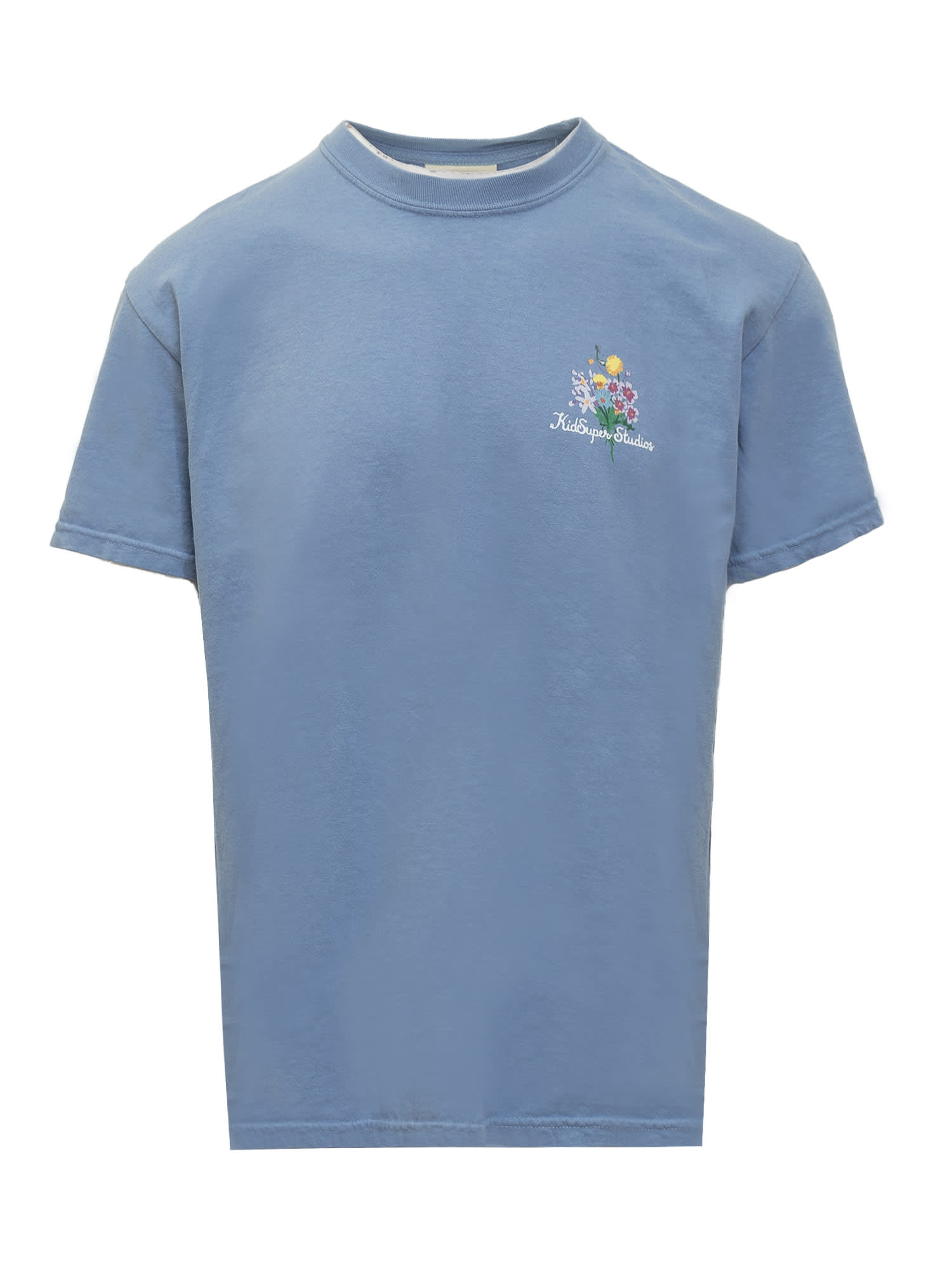 Shop Kidsuper Growing Ideas T-shirt In Blue