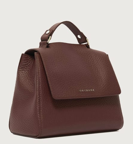 Orciani Caffe Soft Sveva Handbag In Brown