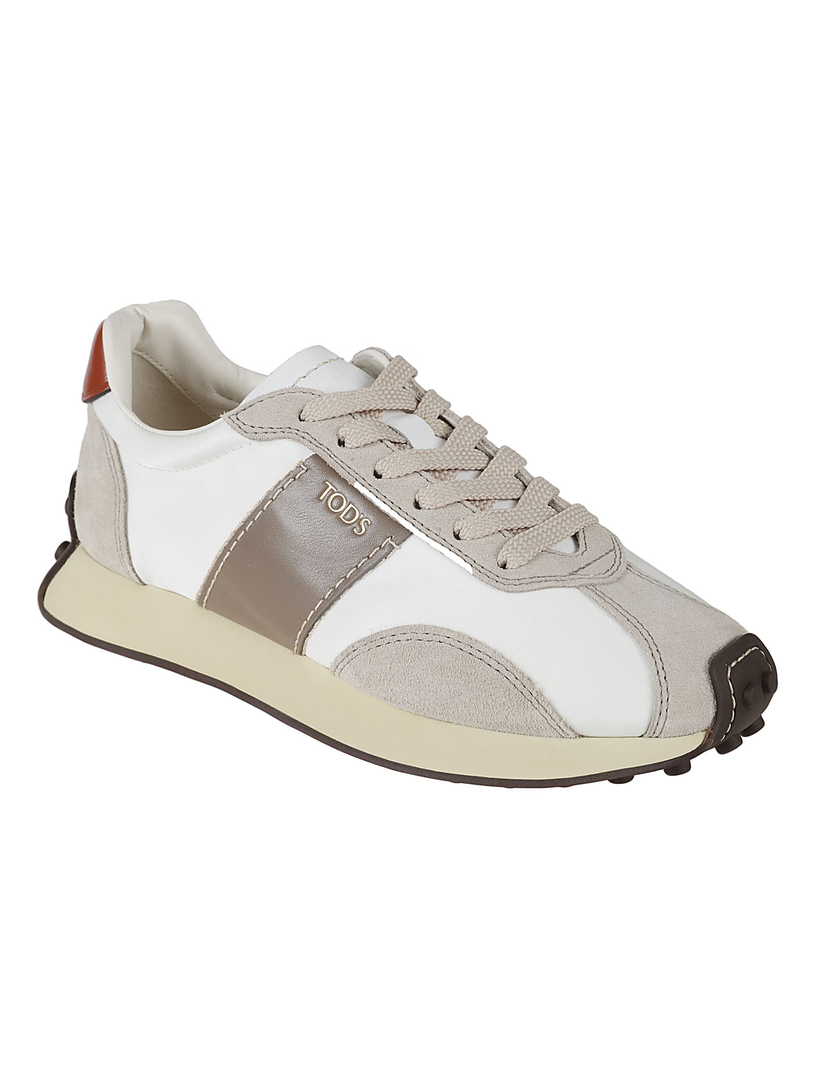 Shop Tod's Active 26l Sneakers In Argil