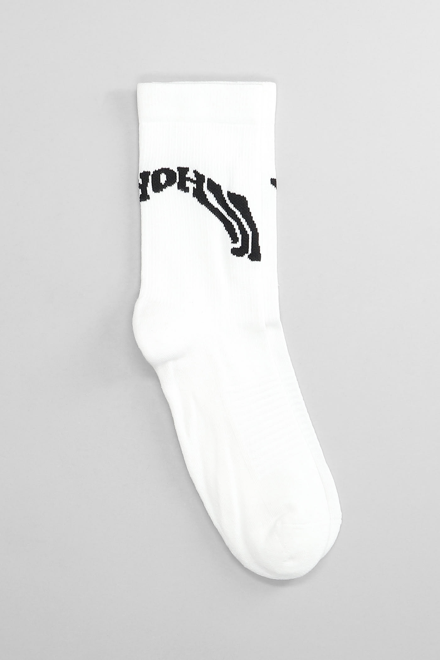 Socks In White Cotton