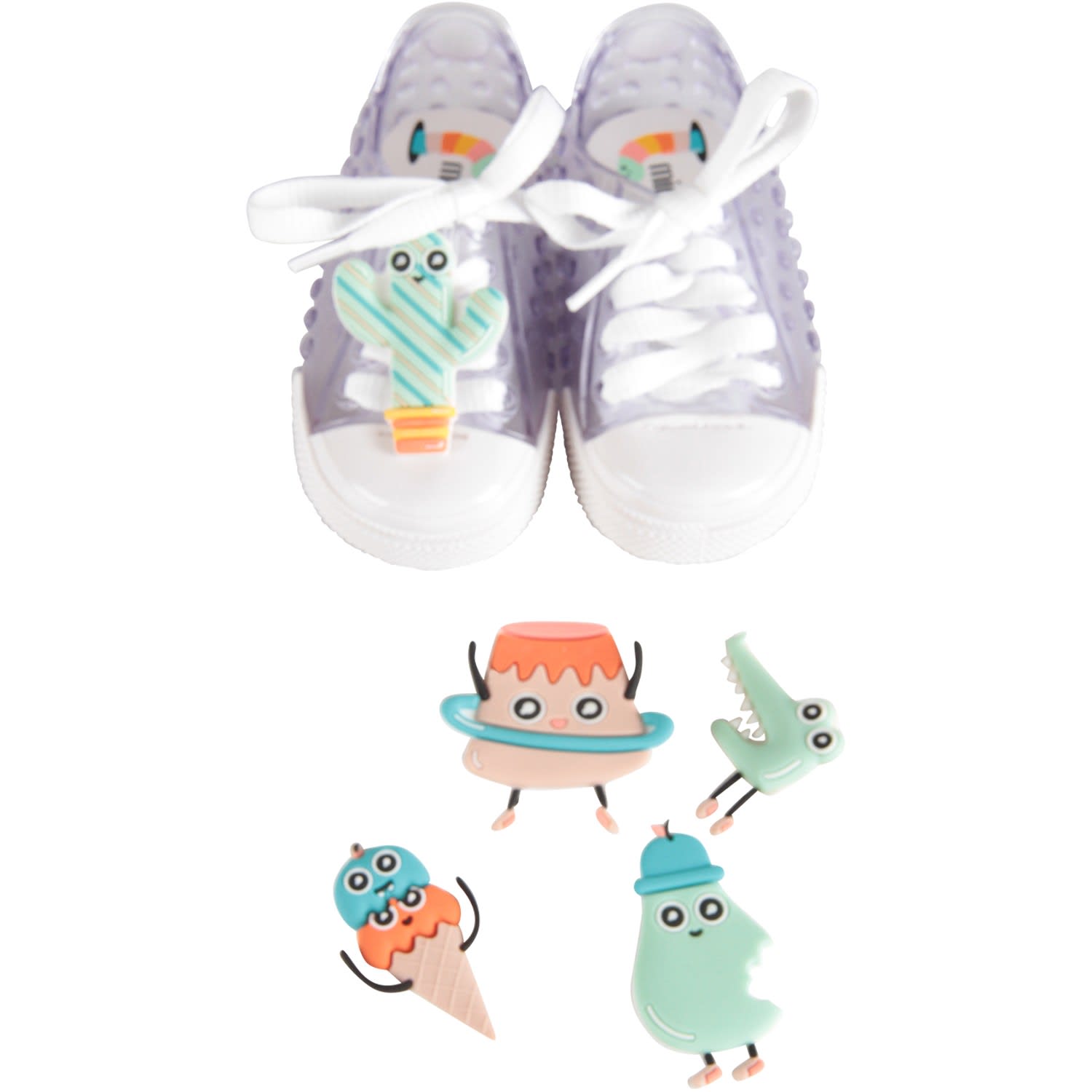 melissa clear tennis shoes