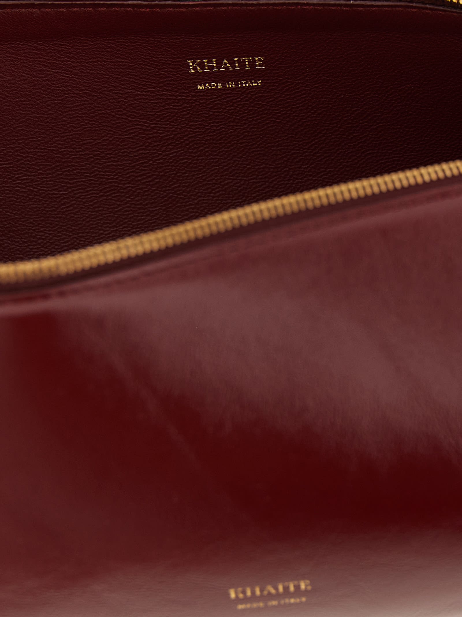 Khaite Kye Shoulder Bag In Burgundy