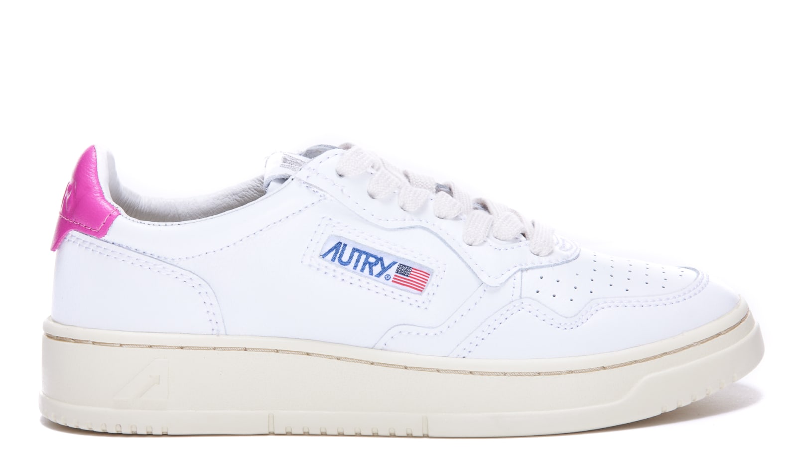 Shop Autry Low Medialist Sneakers In White