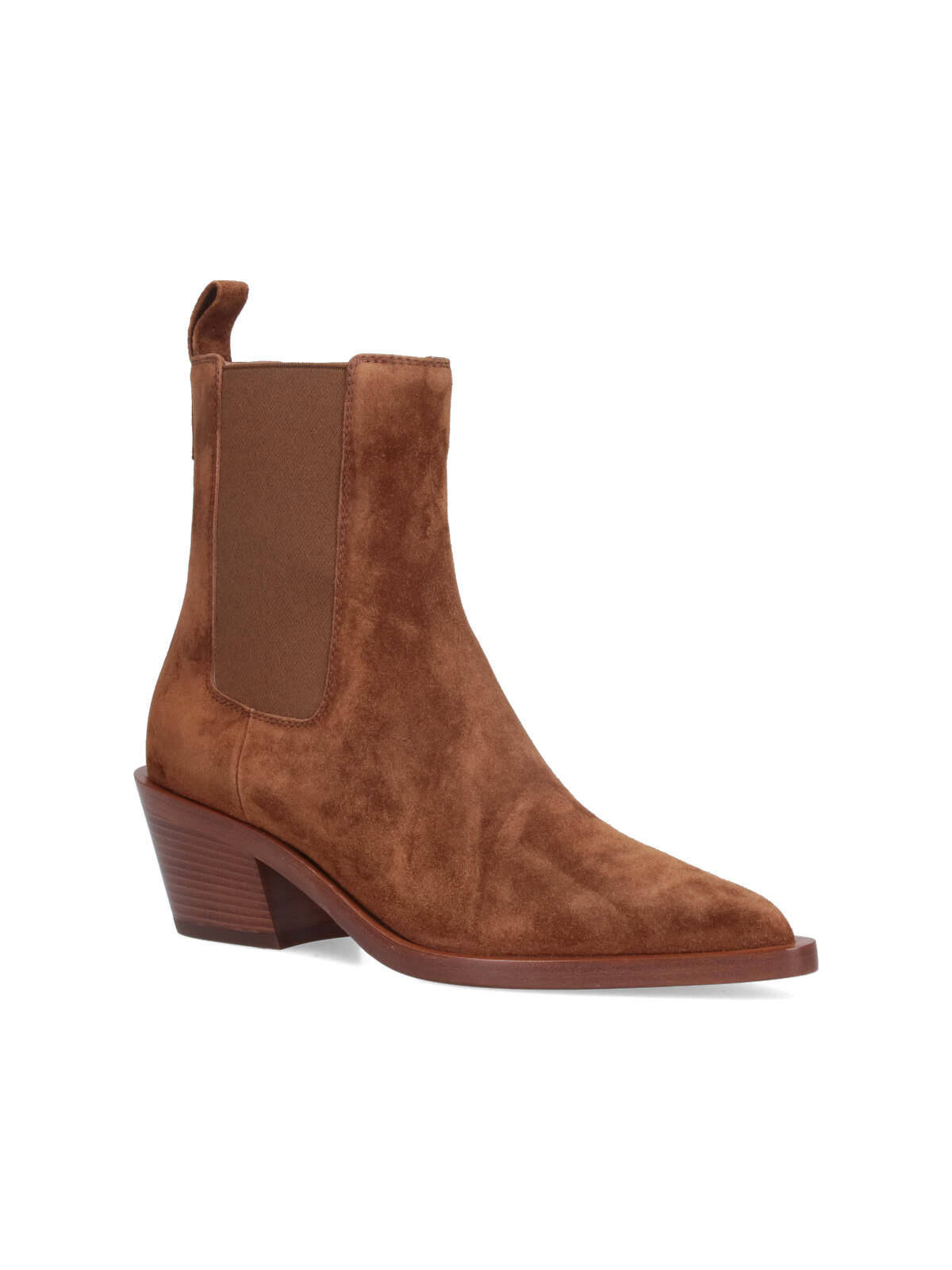 Shop Gianvito Rossi Wylie Ankle Boots In Brown