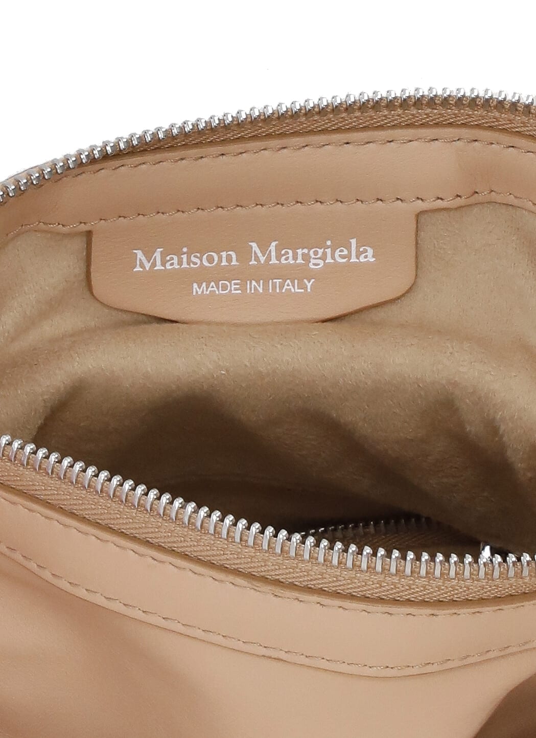 Shop Maison Margiela 5ac Mini Hand Bag In Beige