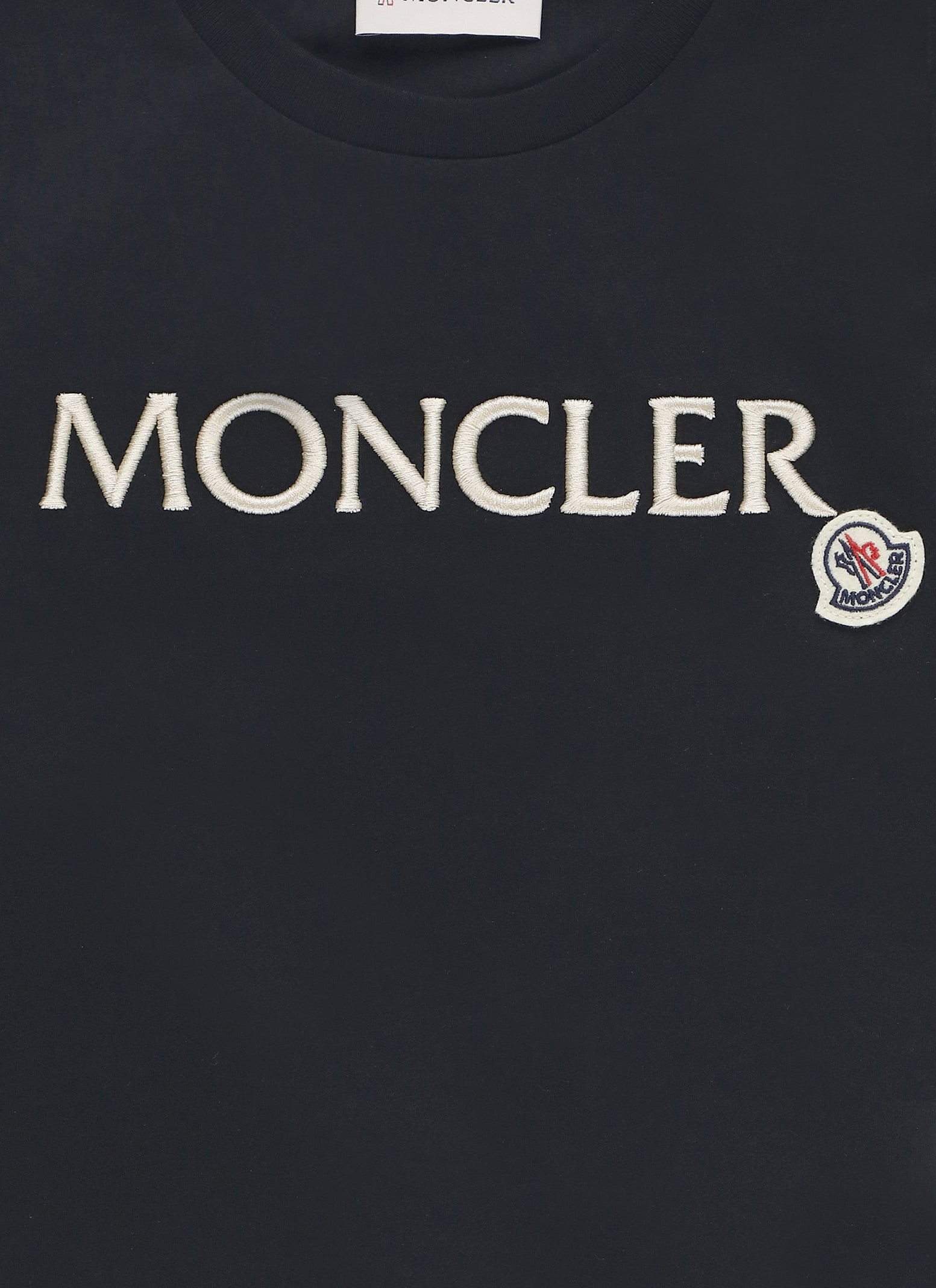 Moncler Logoed T-shirt In Black