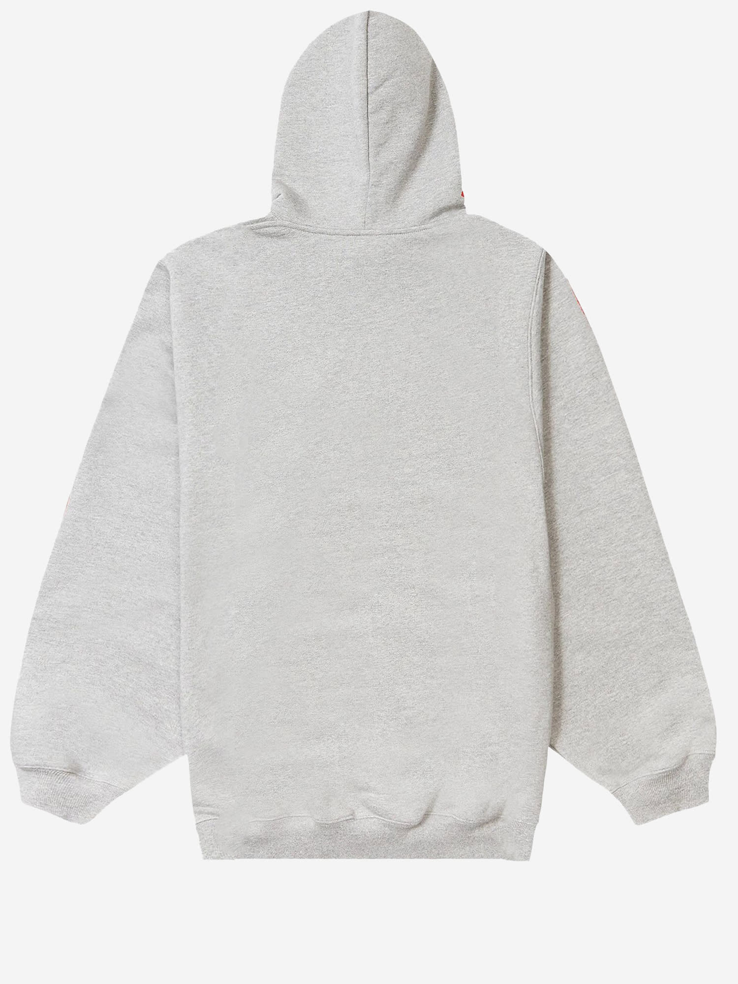 Vetements Cotton Blend Sweatshirt With Paris Print In Gray