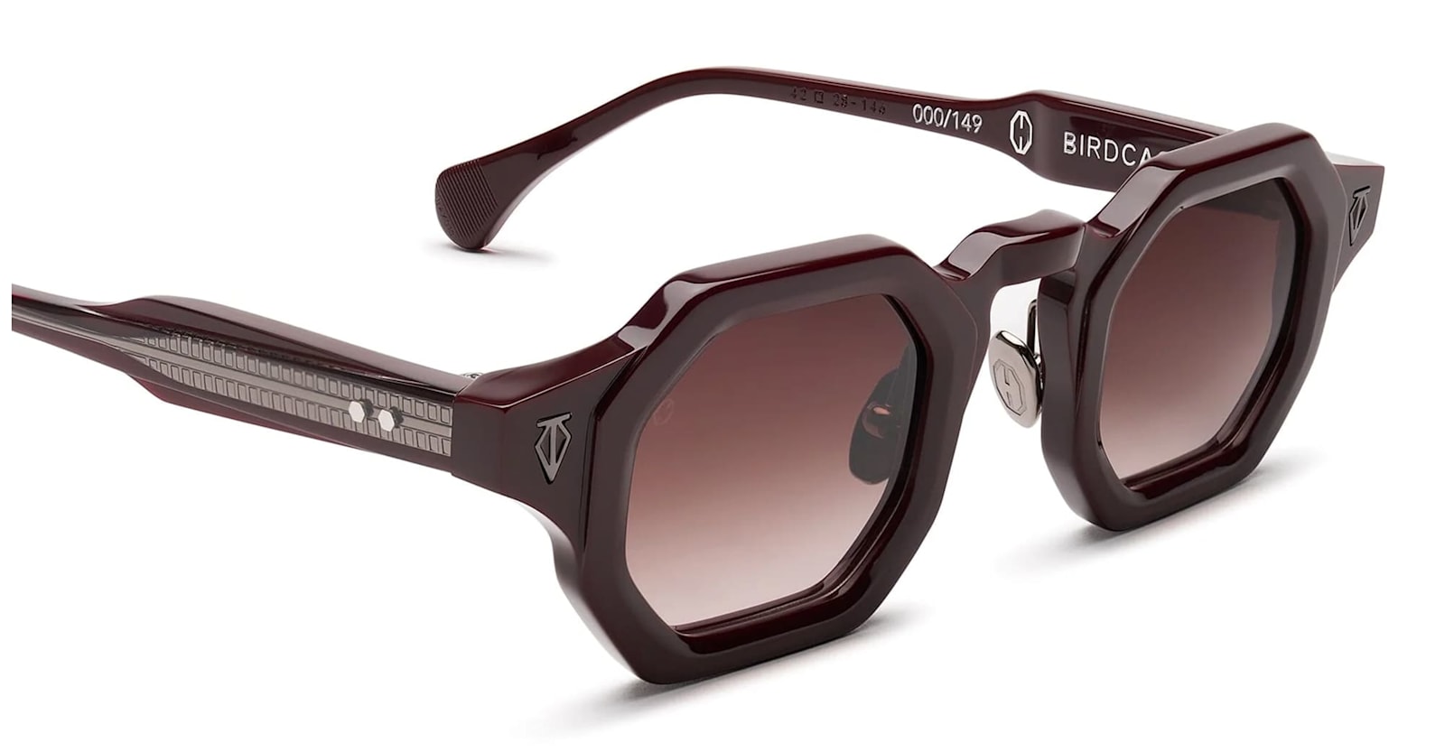 Shop T Henri Birdcage - Oxblood Sunglasses