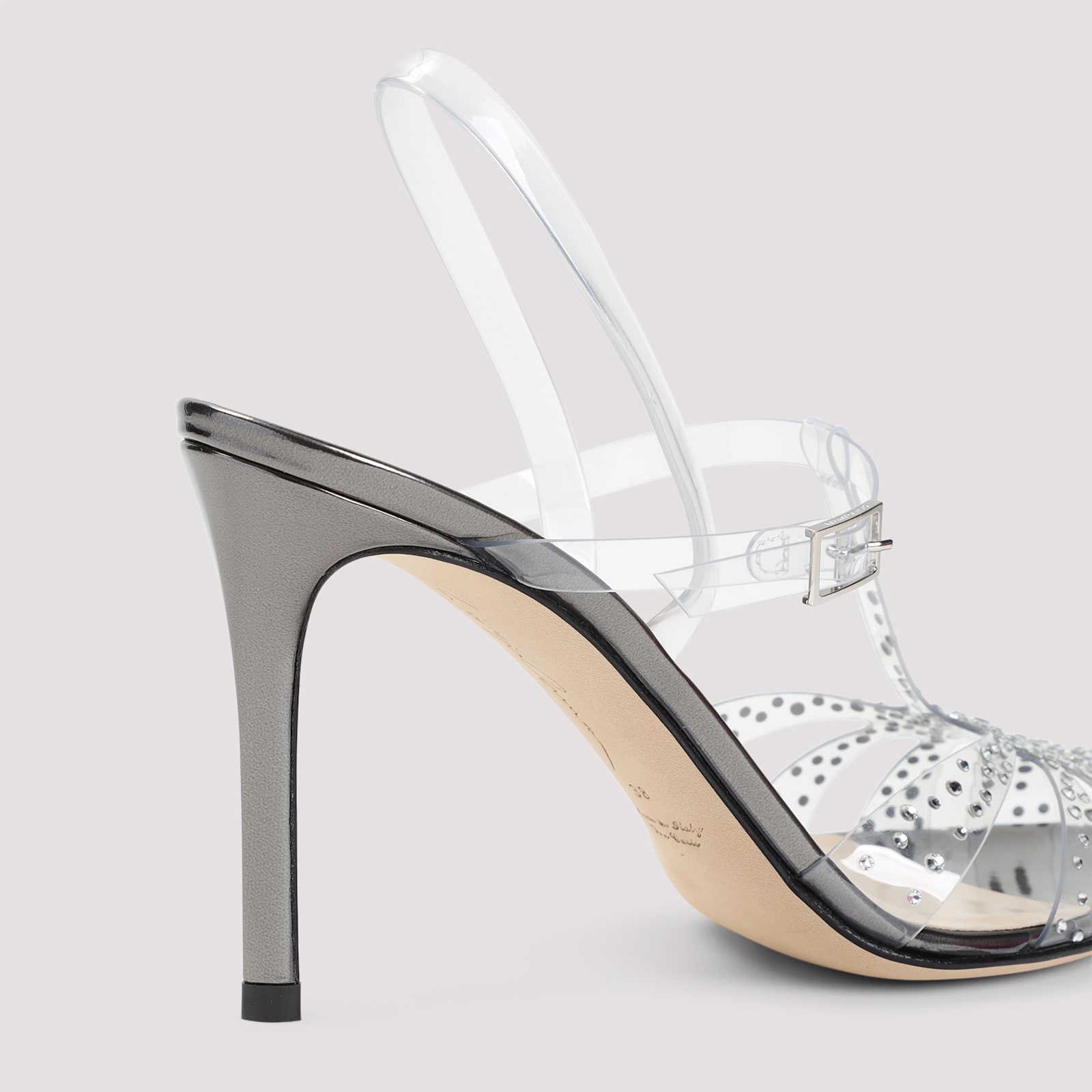 Shop Giorgio Armani Decollete Pumps In Trasparente Crystal