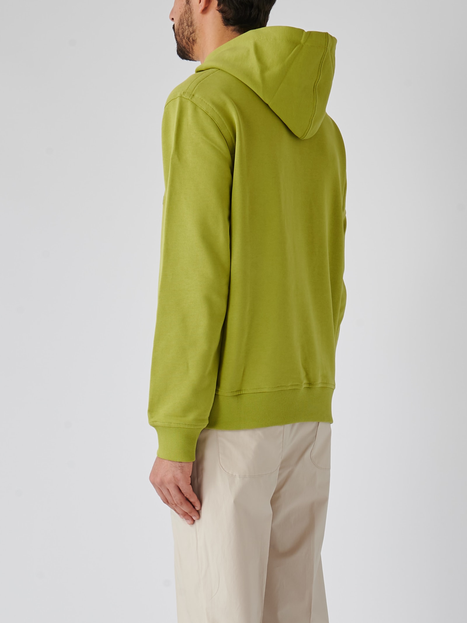 Shop Etro Sweatshirt Hoodie Sweatshirt In Verde Acido