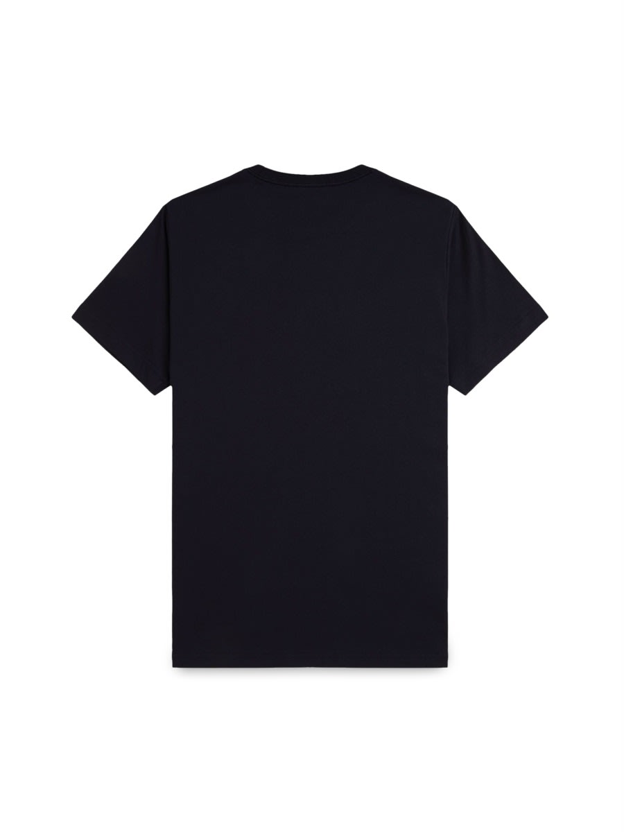 Fred Perry Ringer T-shirt With Contrast Webbing In Blue