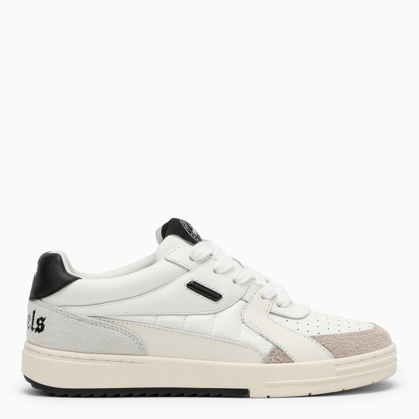 Palm Angels White Leather Trainer