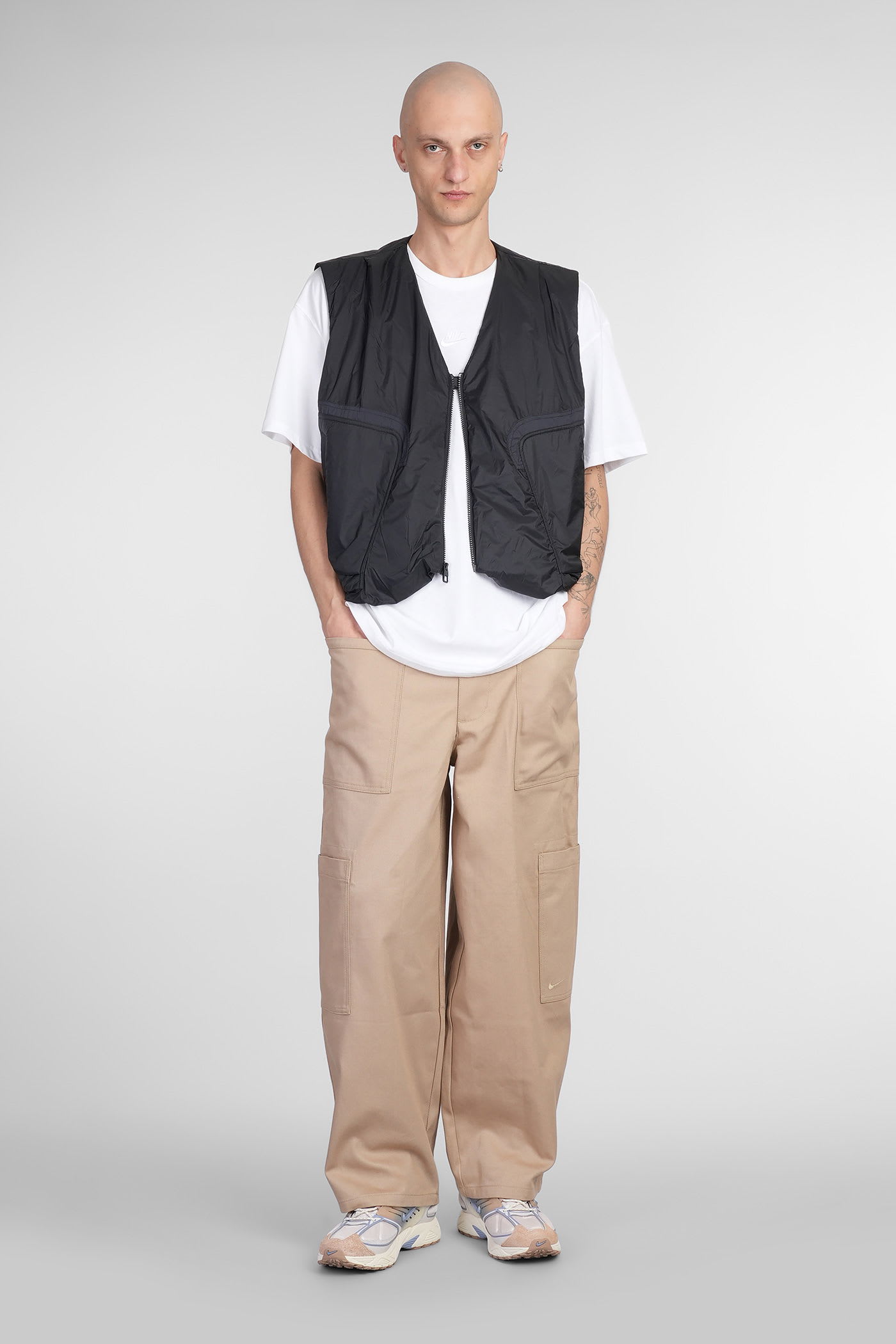 Nike Utility Pant Pants In Beige Cotton In Neutral