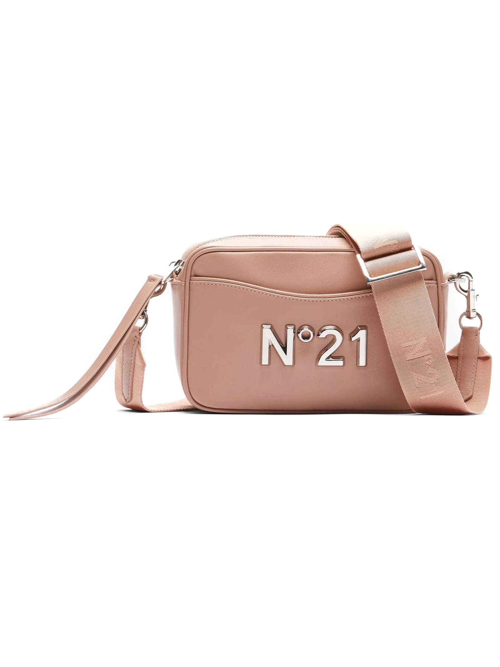 N.21 Pale-pink Eco-leather Crossbody Bag