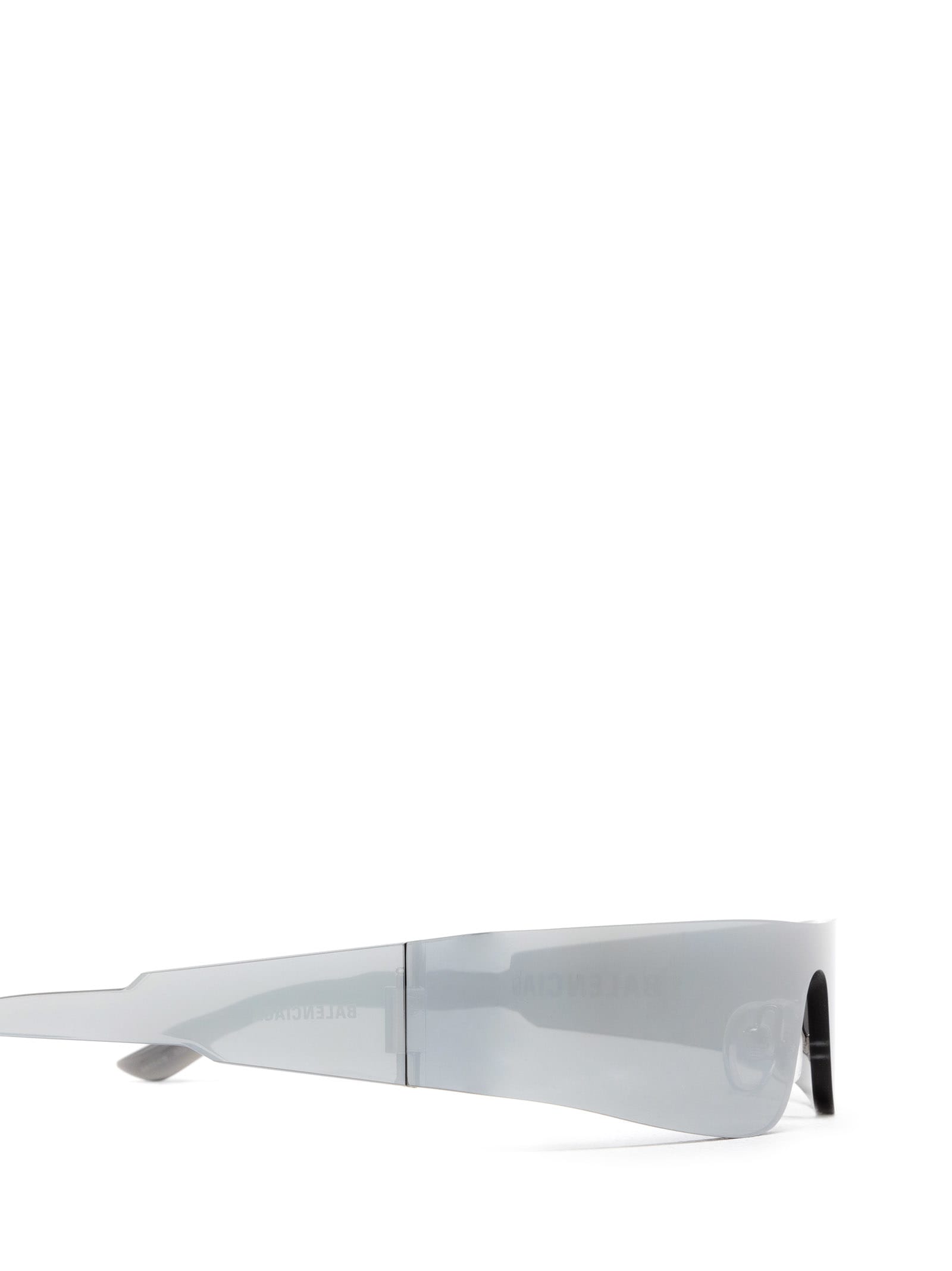 Shop Balenciaga Bb0041s Silver Sunglasses