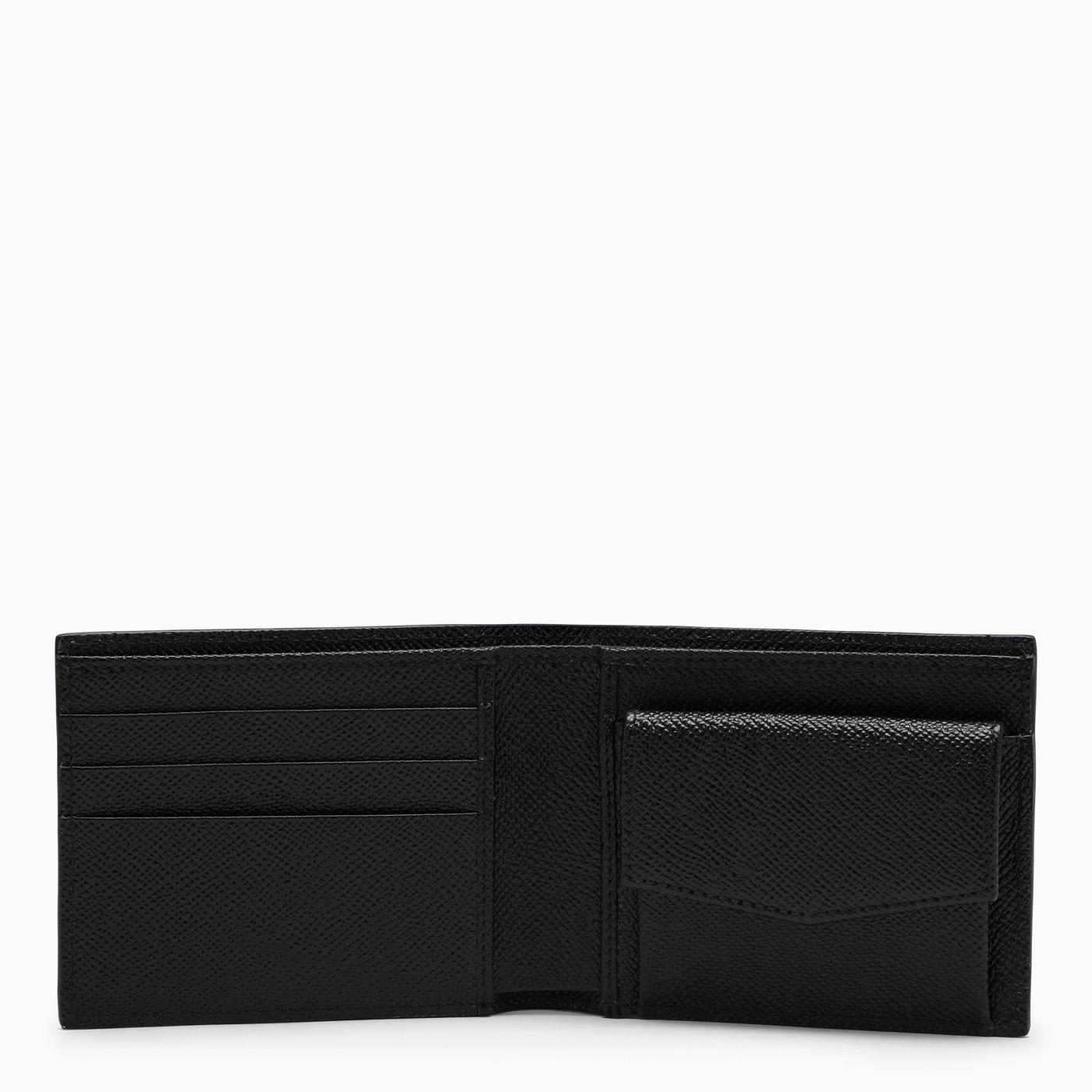 Shop Dolce & Gabbana Black Leather Bi-fold Wallet